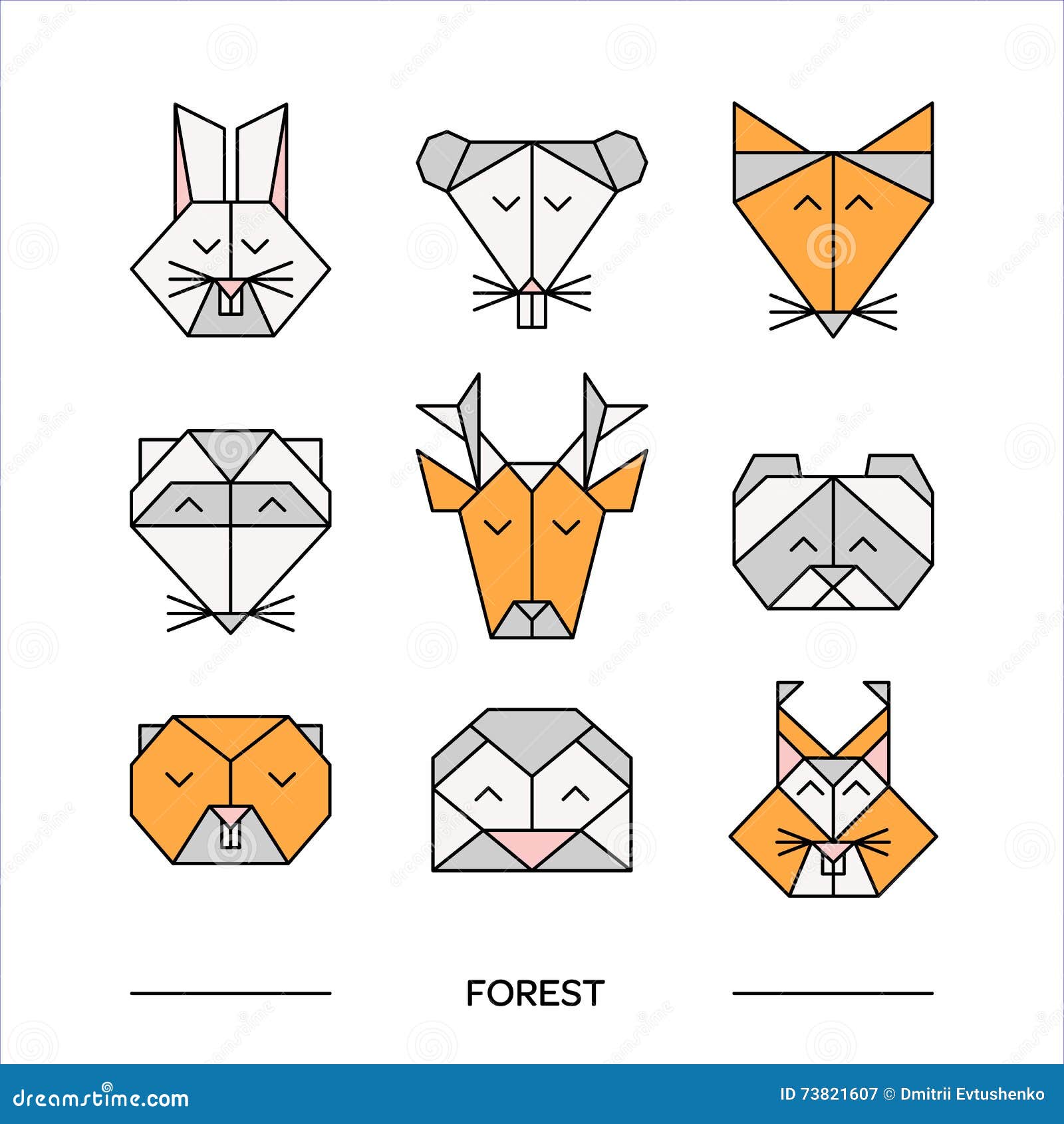 animals forest origami 11