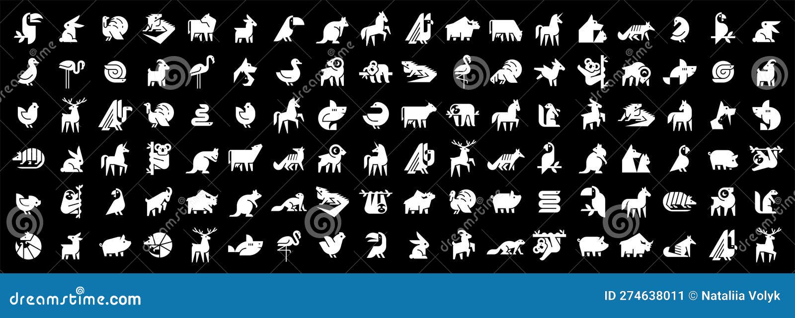 animals logos collection