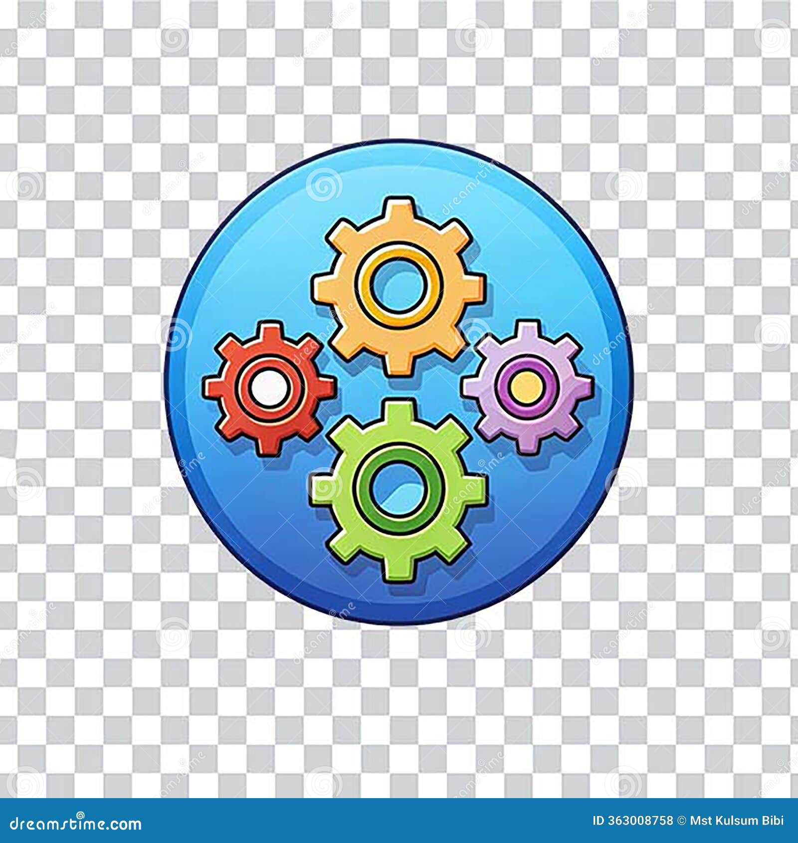 Animated Cartoon Setting Ico Stock Illustration - Illustration of animated,  background: 363008758