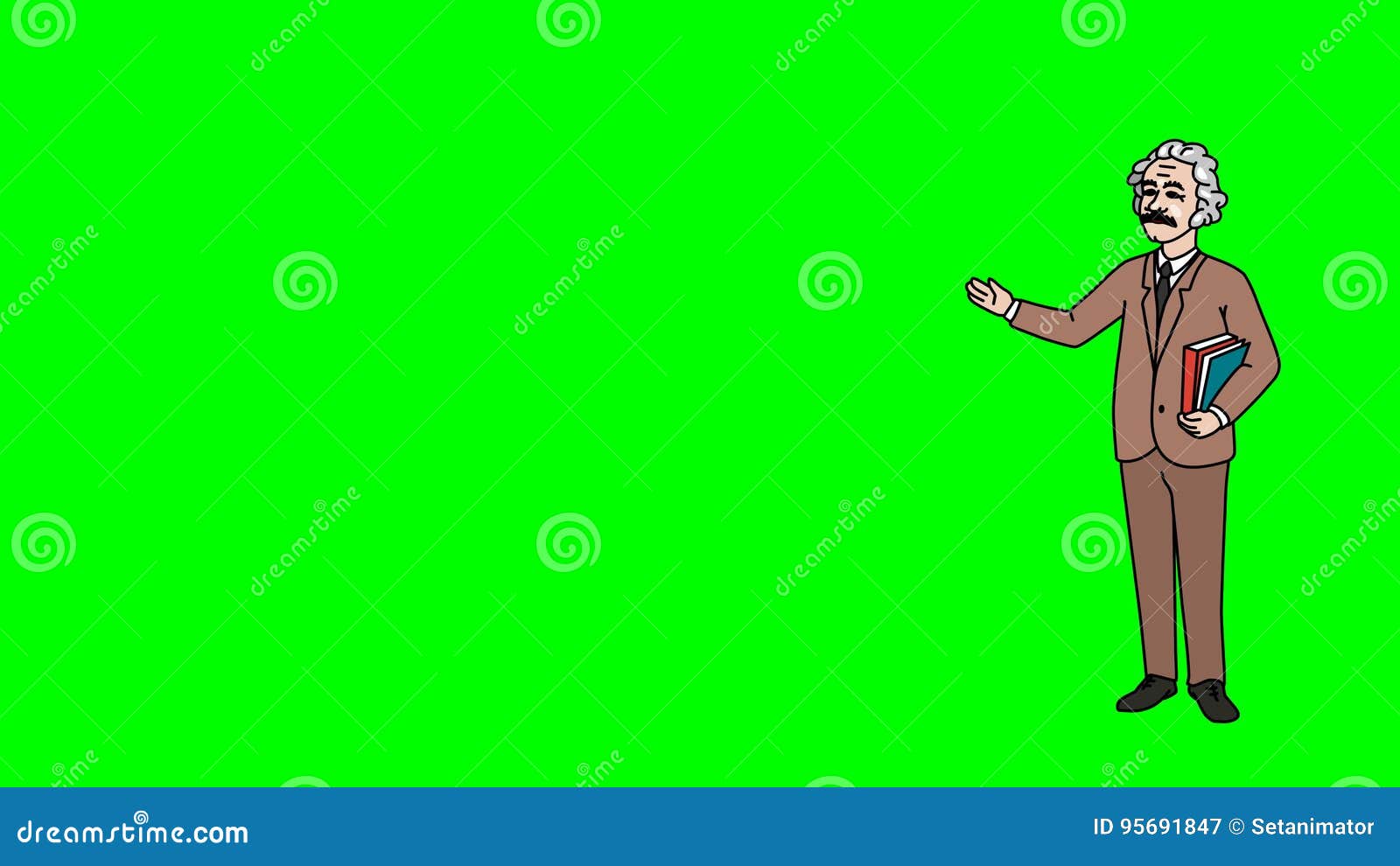 Animated Character Professor or Teacher Stands in Full Growth and Says, Smooth Contour, Green Screen, Seamless Loop Stock Video - Video of explain, guide: 95691847 Animated Character Professor or Teacher Stands in Full Growth and Says, Smooth Contour, Green Screen, Seamless Loop Stock Video - Video of explain, guide: 95691847