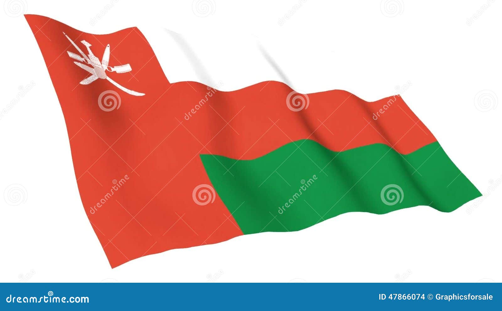 Animated flag of Oman stock footage. Video of wave, perspective - 47866074