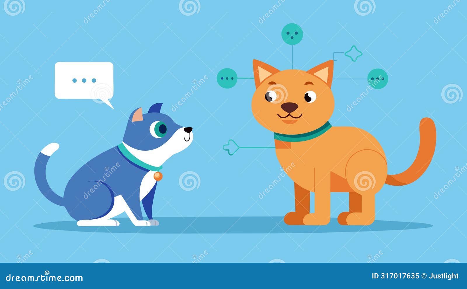 an animated gif of a dog wagging its tail and a cat purring with a caption explaining how the software can decipher