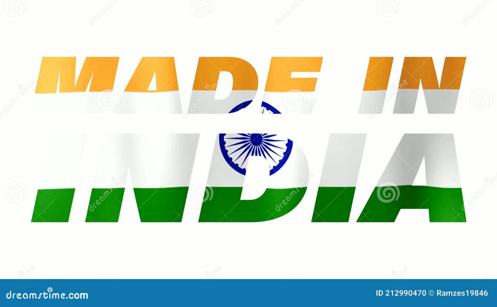 Animated Inscription MADE in INDIA in Colors of the Indian Flag. Decorative  Lettering with Indian Symbols. Video Stock Footage - Video of motion,  certificate: 212990470