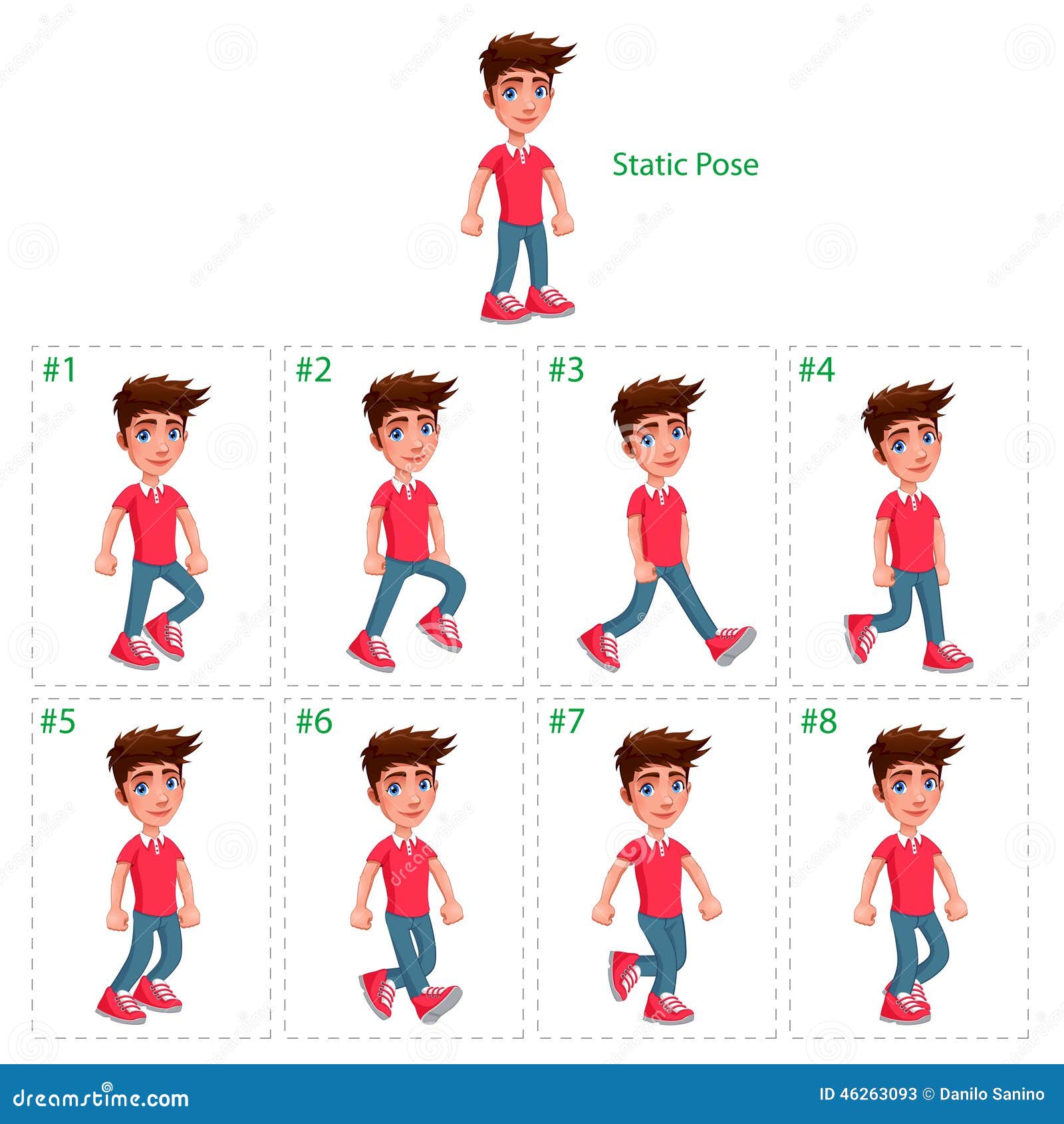 Walk Cycle Vector Art, Icons, and Graphics for Free Download