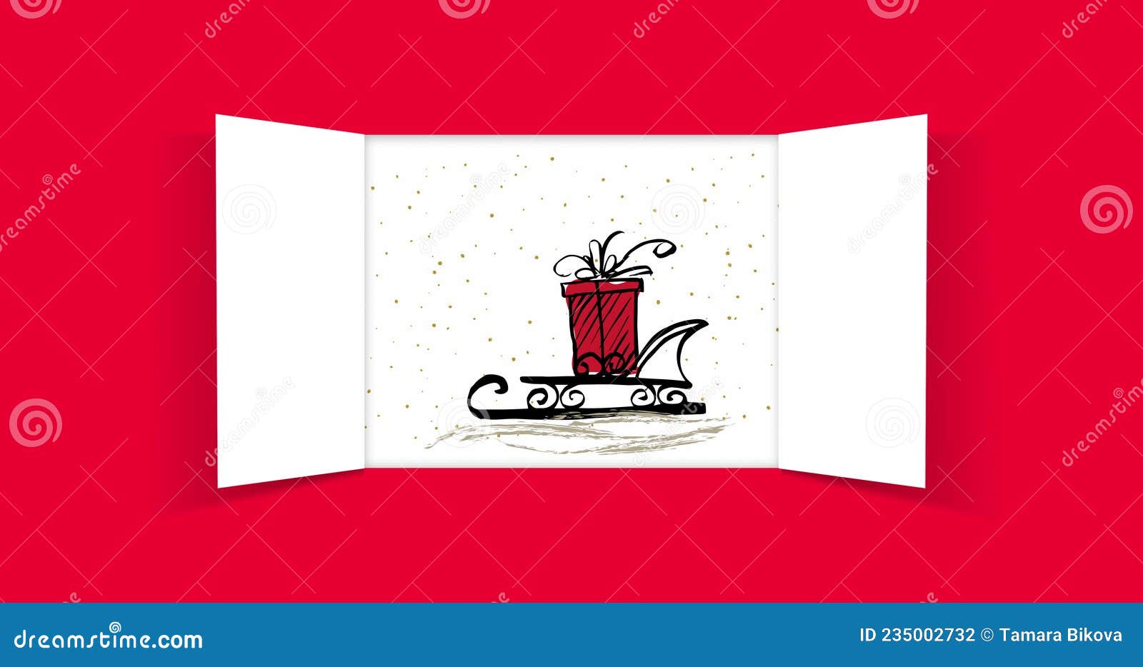 Animation Christmas Advent Calendar Door Opening Stock Footage Video