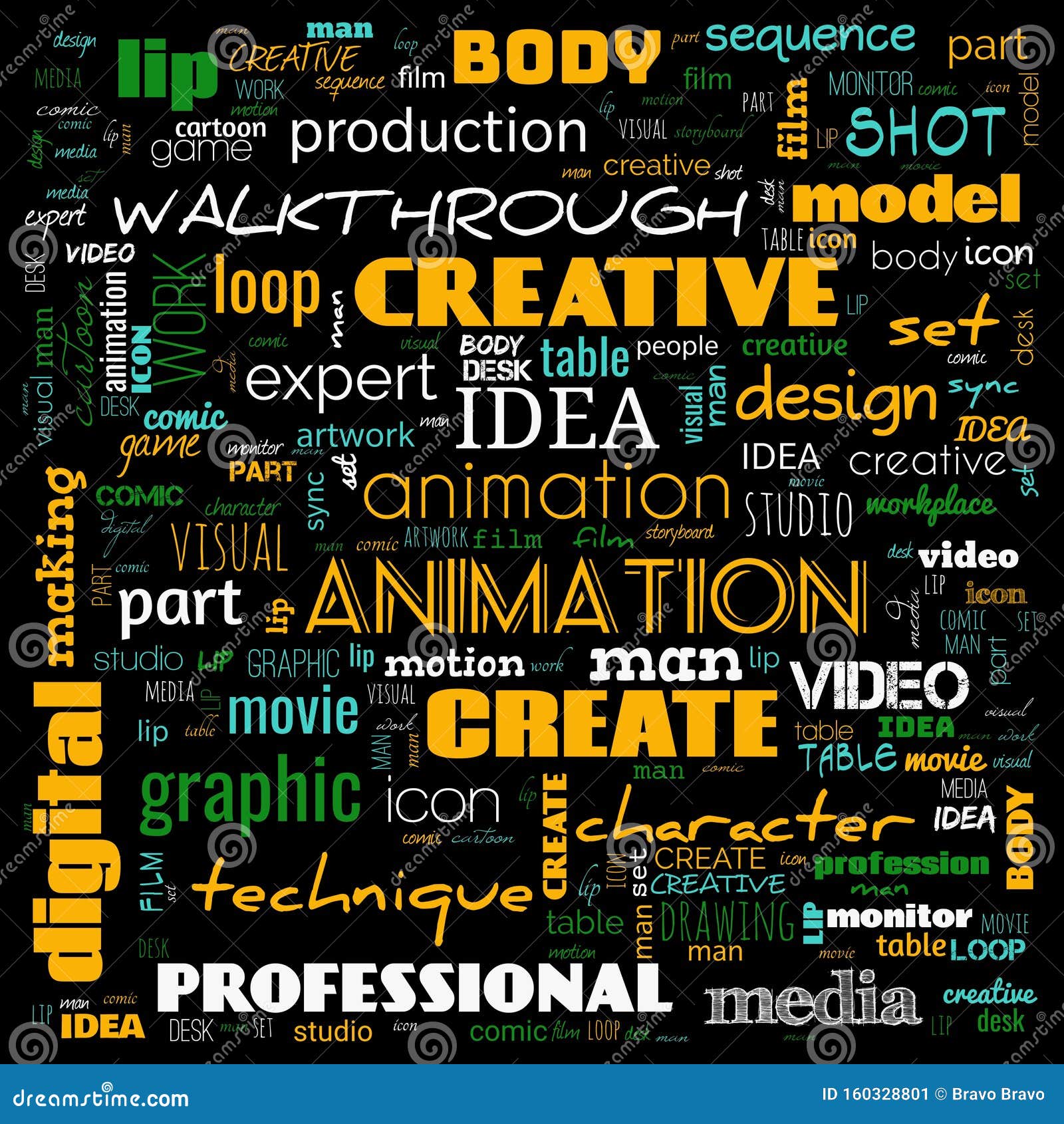Animation Graphic, Design, Text Word Cloud, Use for Banner, Painting,  Motivation, Web-page, Website Background, T-shirt & Shirt Stock  Illustration - Illustration of robot, cartoon: 160328801