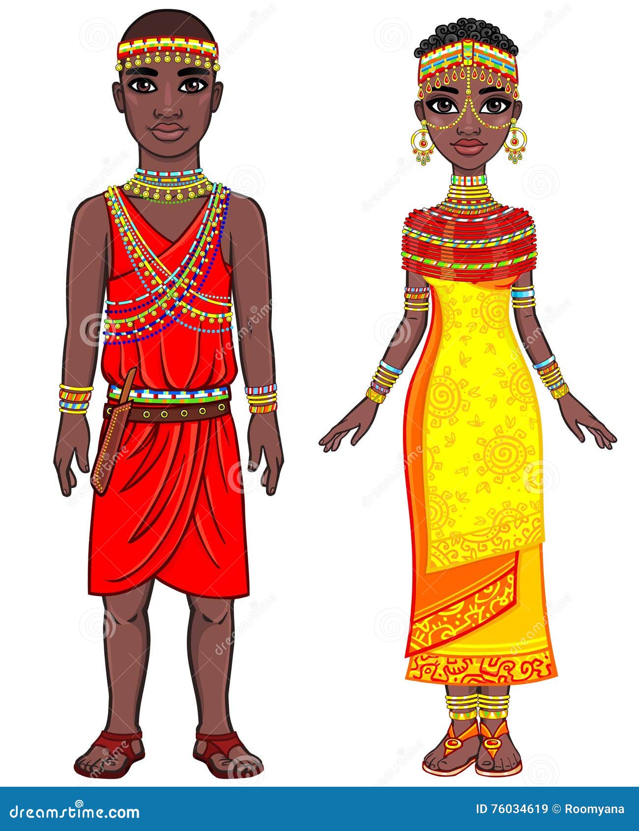 Animation Portrait Of The Egyptian Queen. A Background - A 