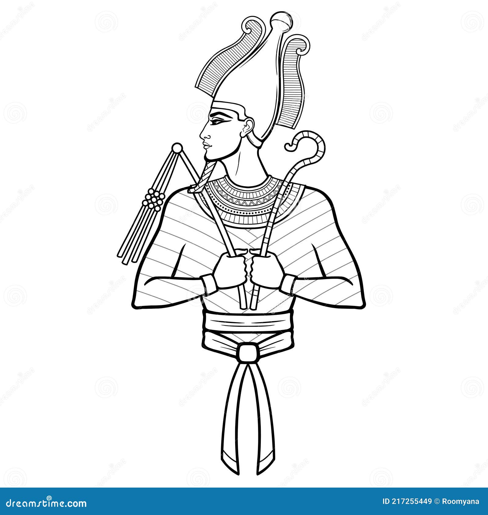 Egyptian Osiris Stock Illustrations  1179 Egyptian Osiris Stock  Illustrations Vectors  Clipart  Dreamstime