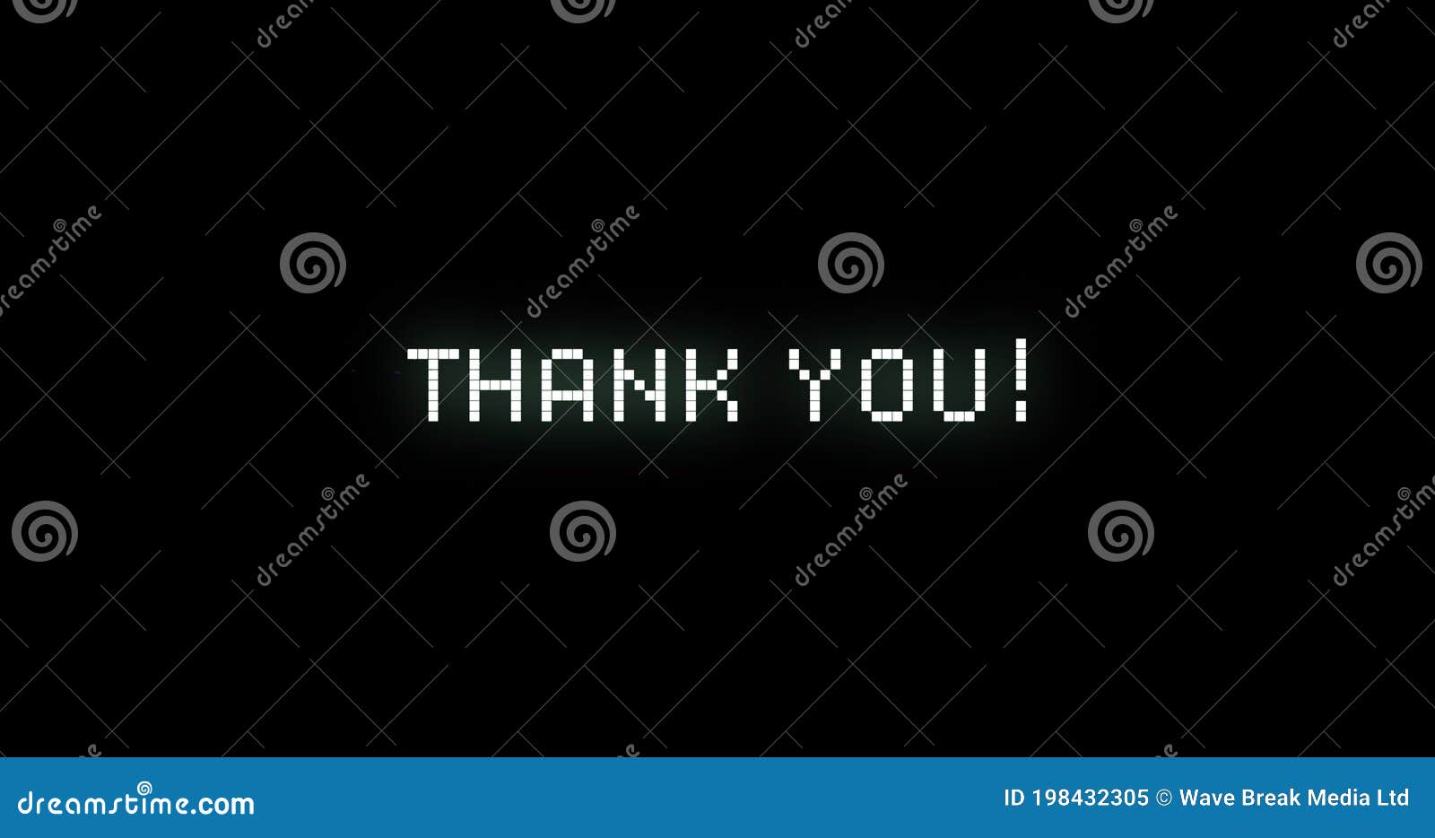Thank You Text Flickering Against Black Background Stock Video - Video of  entertainment, effect: 198432305