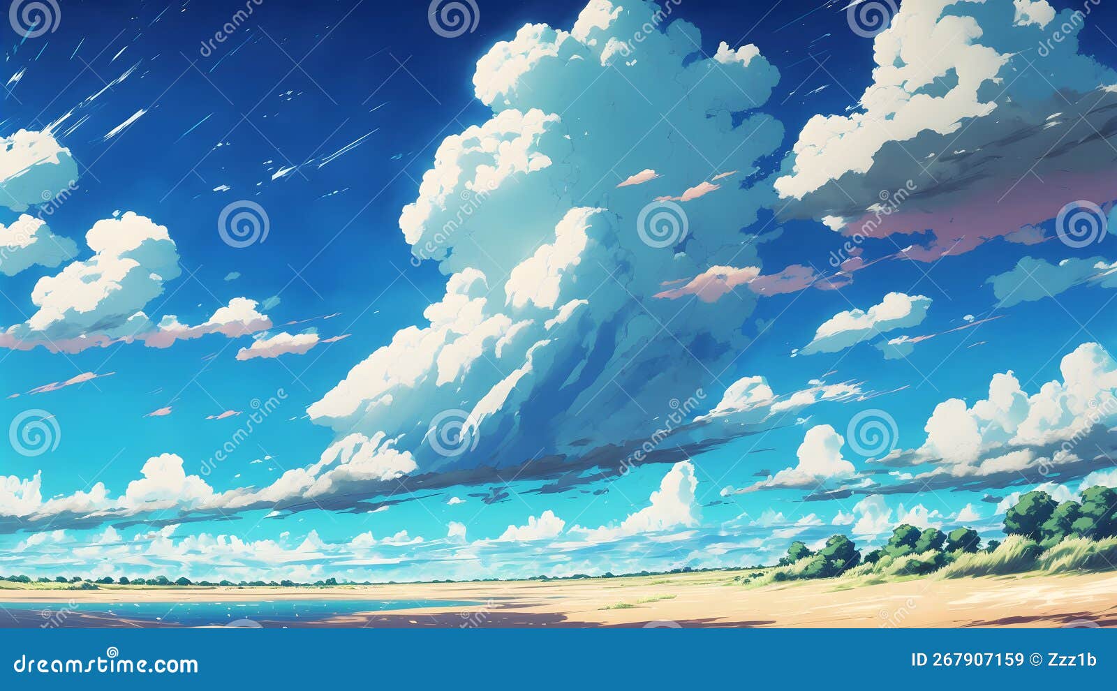 443 Blue Sky Anime Stock Video Footage - 4K and HD Video Clips |  Shutterstock