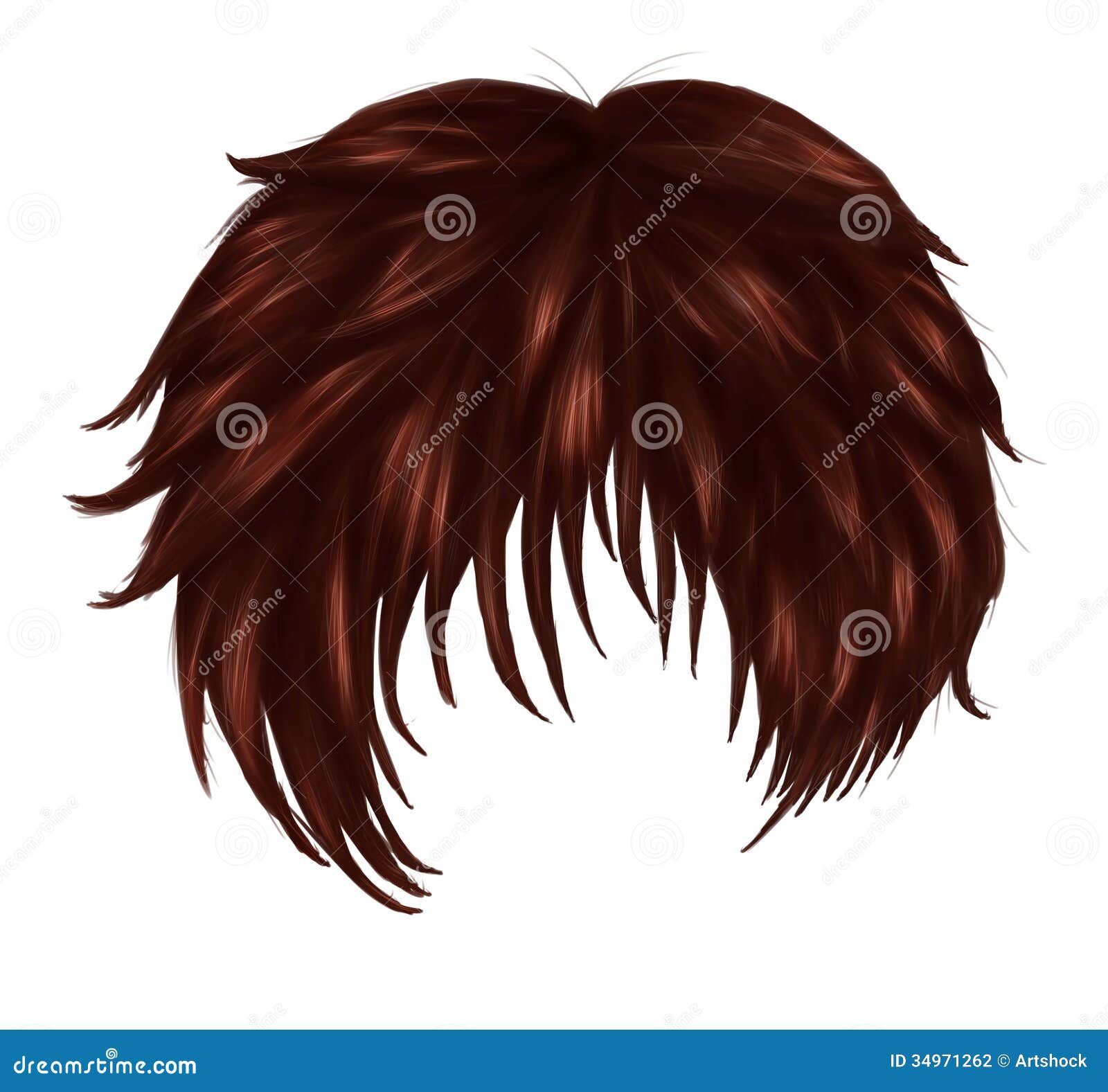 Anime brown hair stock illustration. Illustration of hairdresser - 34971262 Anime brown hair stock illustration. Illustration of hairdresser - 34971262
