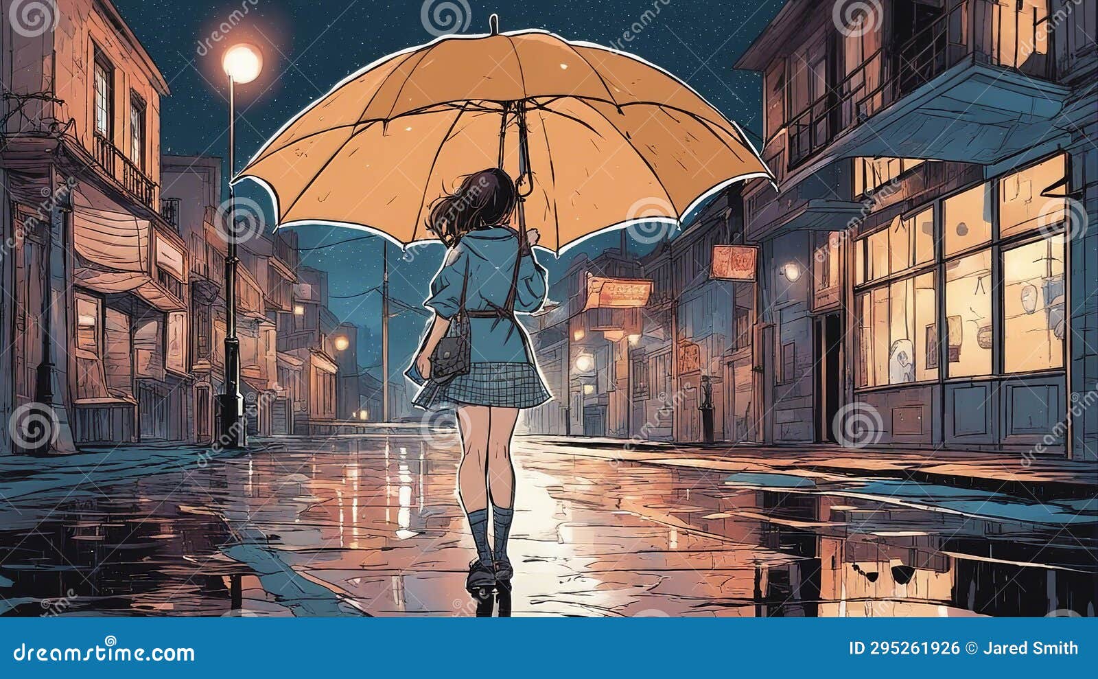 Anime Rain Station Night Background Stock Illustration 1830609161 |  Shutterstock