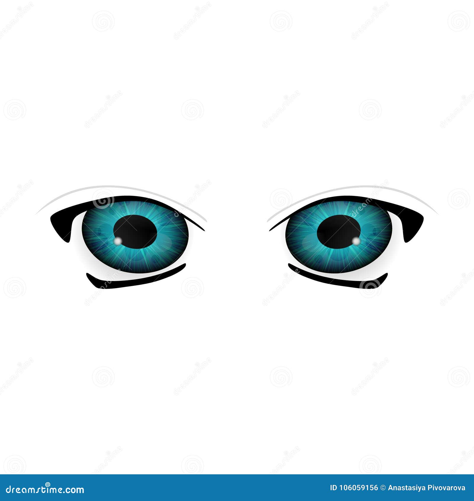 Download Eye, Cartoon Eyes, Anime Eyes. Royalty-Free Vector