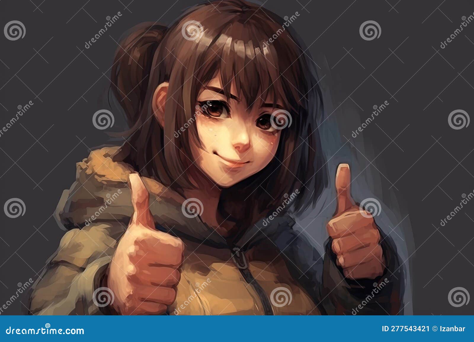 10 Mar - Anime Thumbs Up Emote Transparent PNG - 500x500 - Free Download on  NicePNG