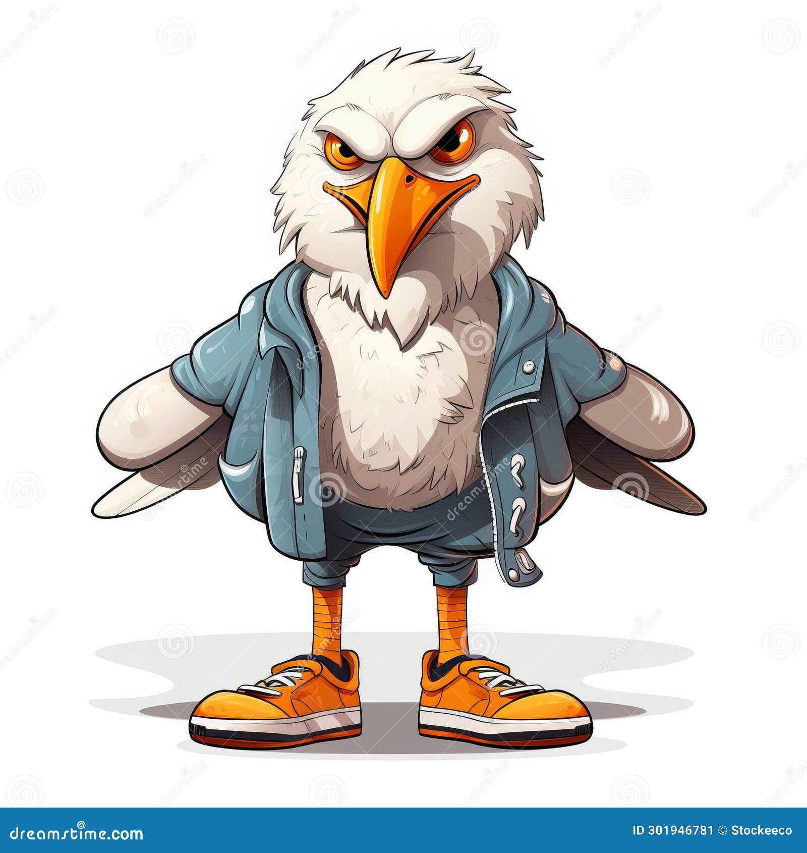 Anime Boy with Eagle
