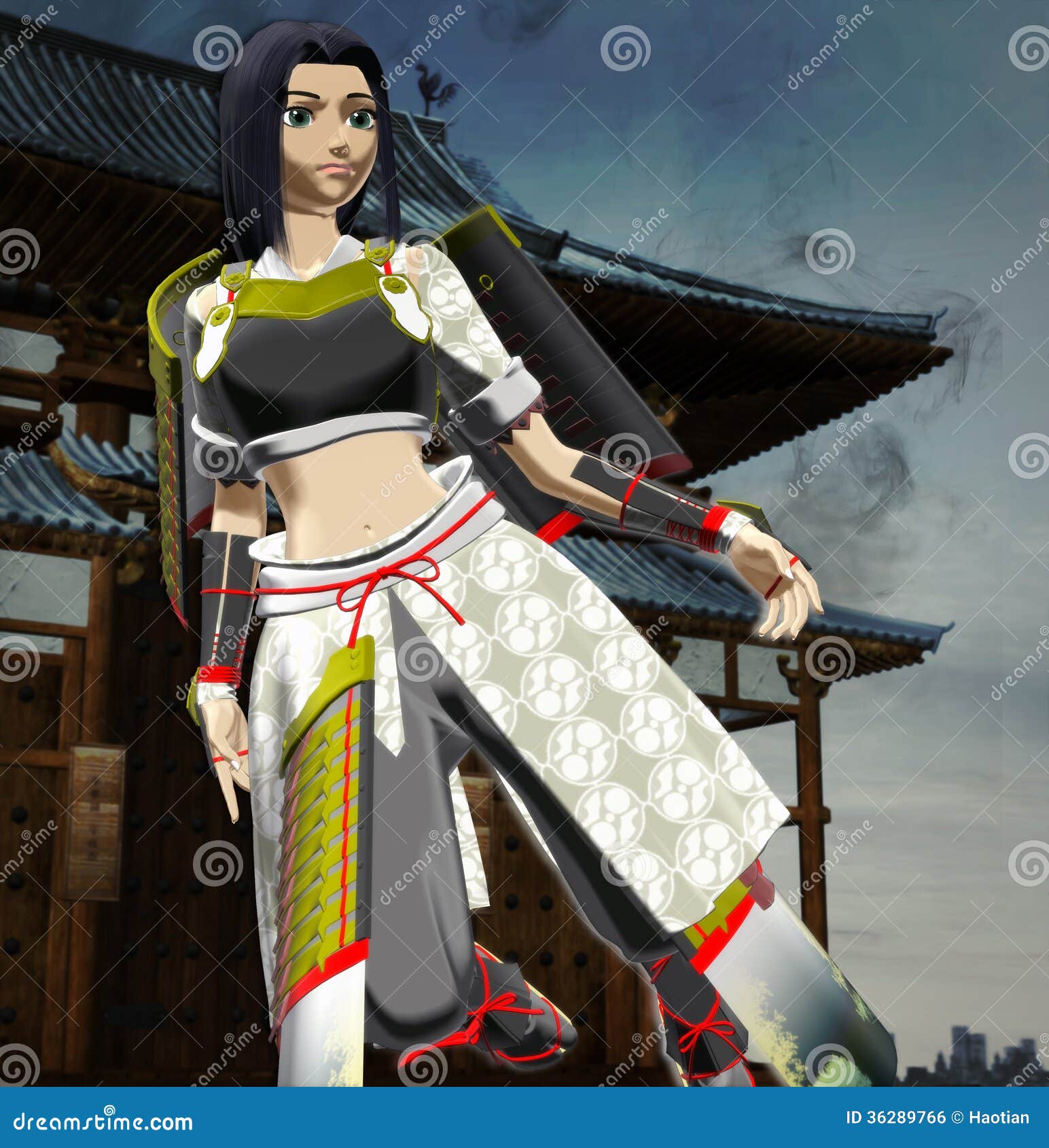 Female Anime Samurai