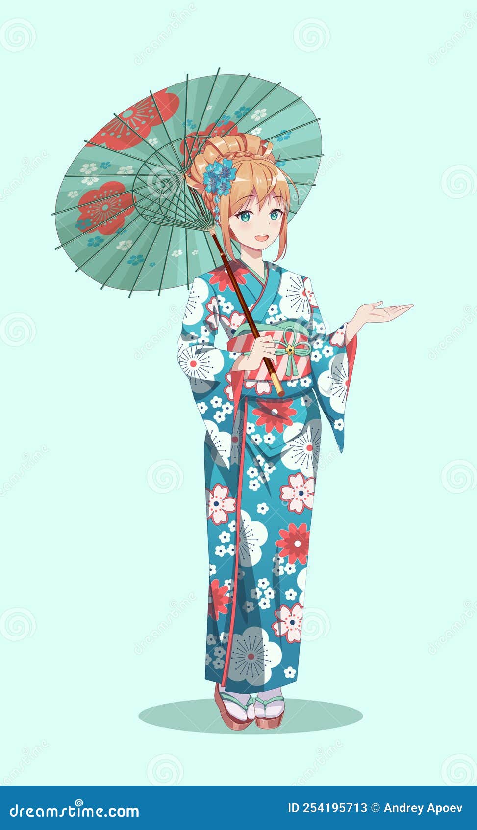 Kimono Anime Girls Stock Illustrations – 94 Kimono Anime Girls Stock  Illustrations, Vectors & Clipart - Dreamstime