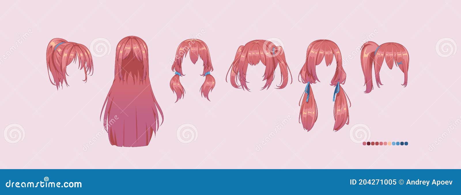 Hair Anime Stock Illustrations – 13,342 Hair Anime Stock Illustrations,  Vectors & Clipart - Dreamstime