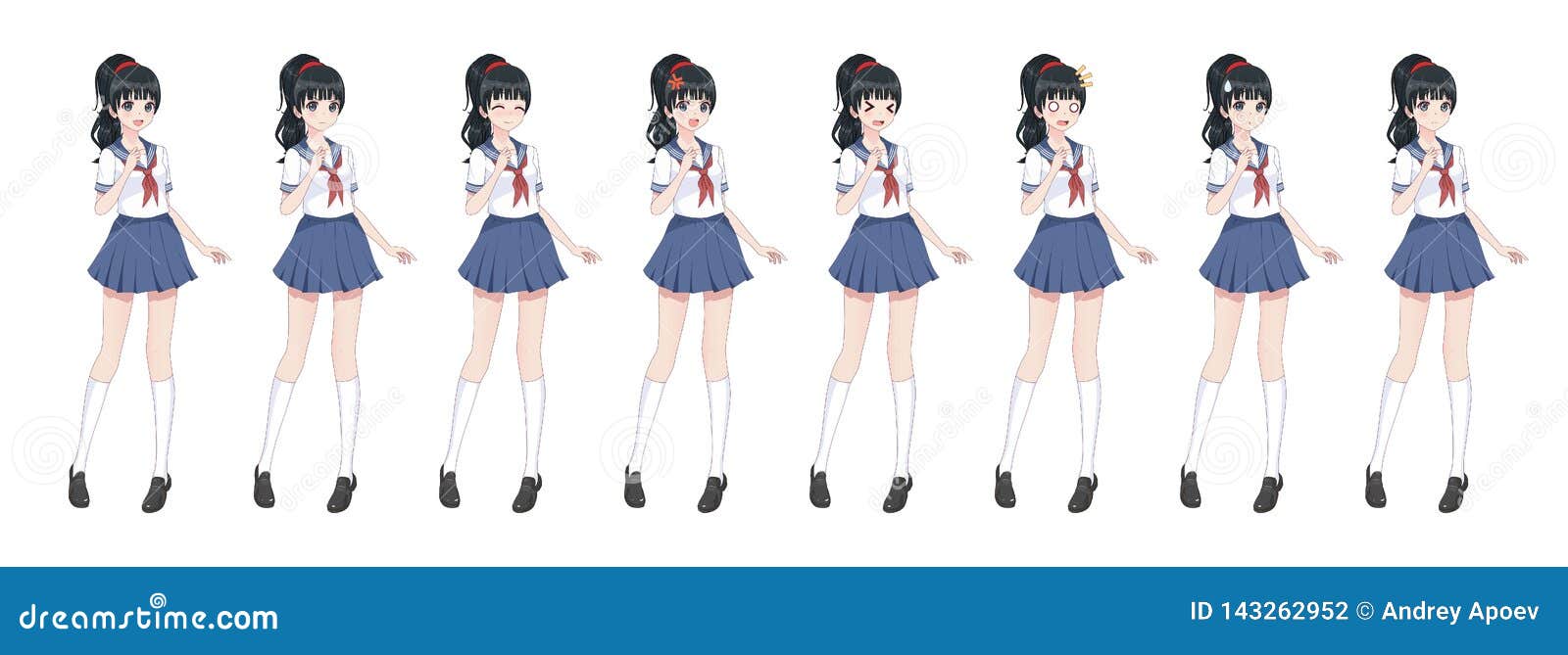 Trendy clothing ideas slim anime girl sailor suit