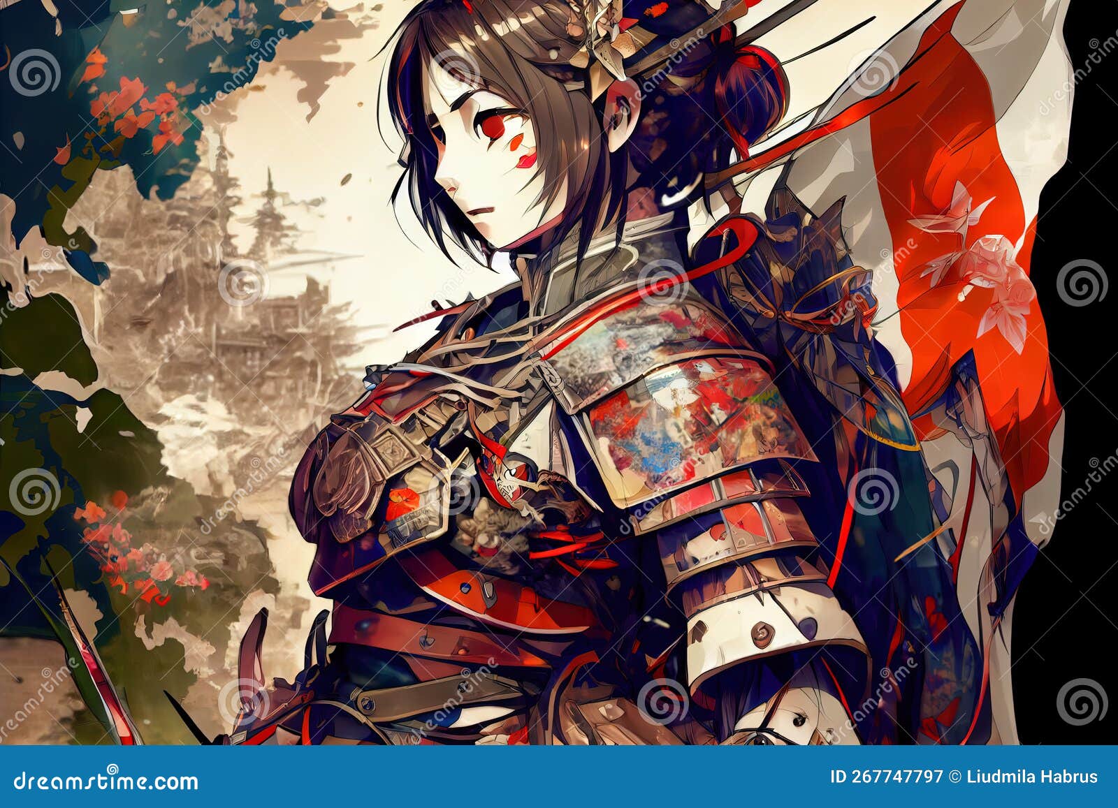 Dontsugel Samurai Anime Girl Live Wallpaper  MoeWalls