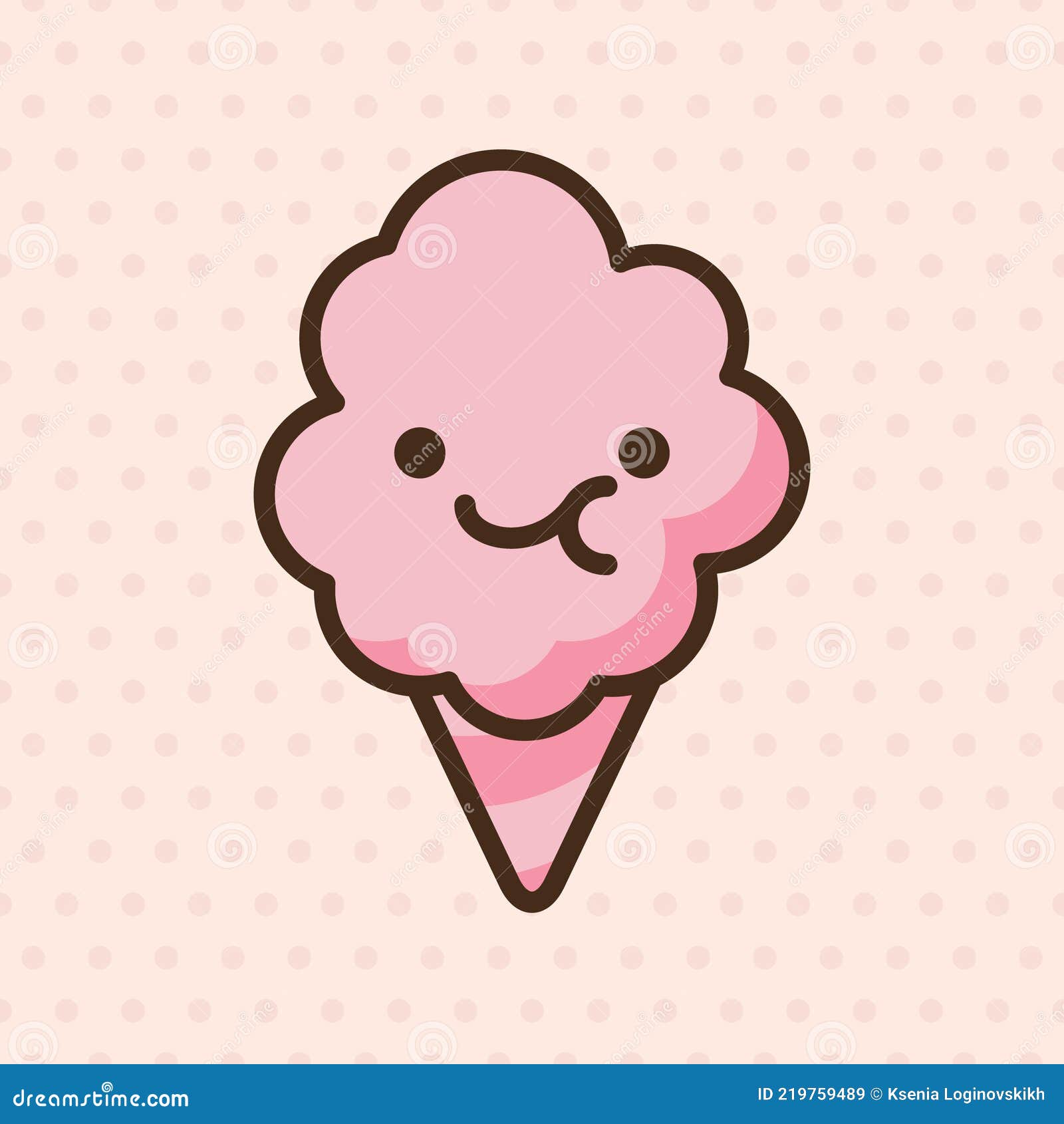 Anime Style Cartoon Sweet Food. Cotton Candy Emoji Vector Character Stock Vector - Illustration of food, child: 219759489 Anime Style Cartoon Sweet Food. Cotton Candy Emoji Vector Character Stock Vector - Illustration of food, child: 219759489
