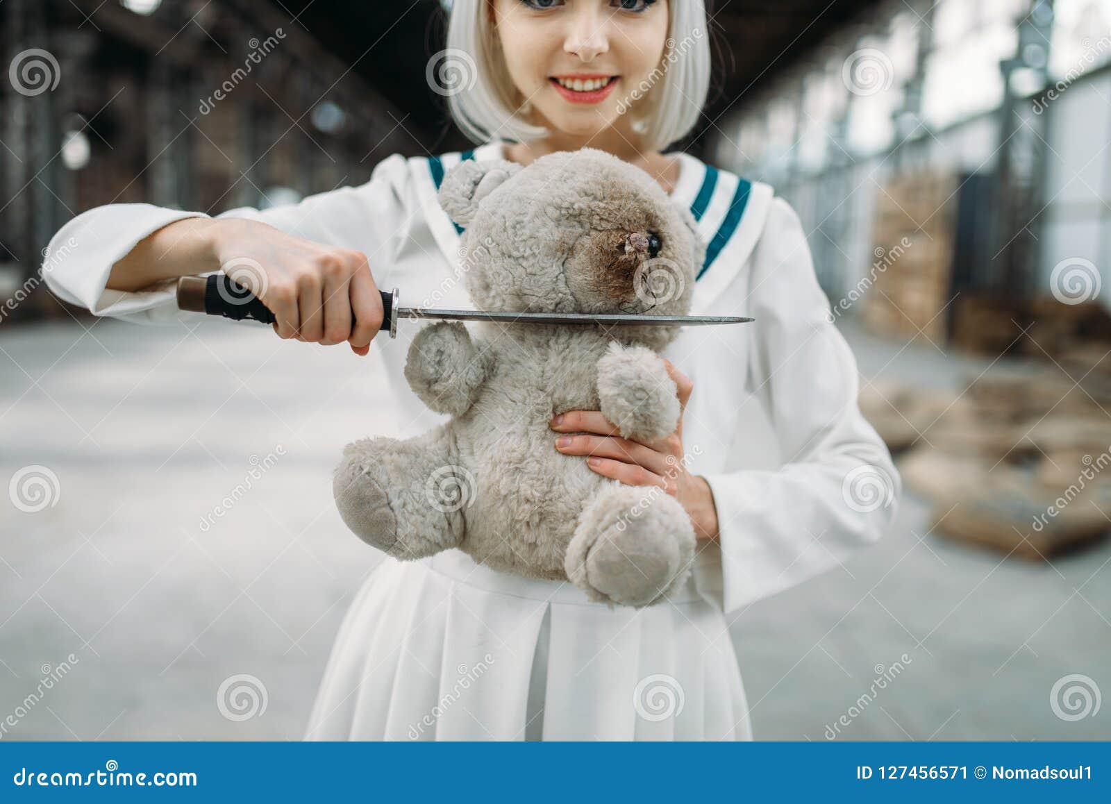 Cute Bear Wallpaper 4K Cute costume Smiley bear 10099