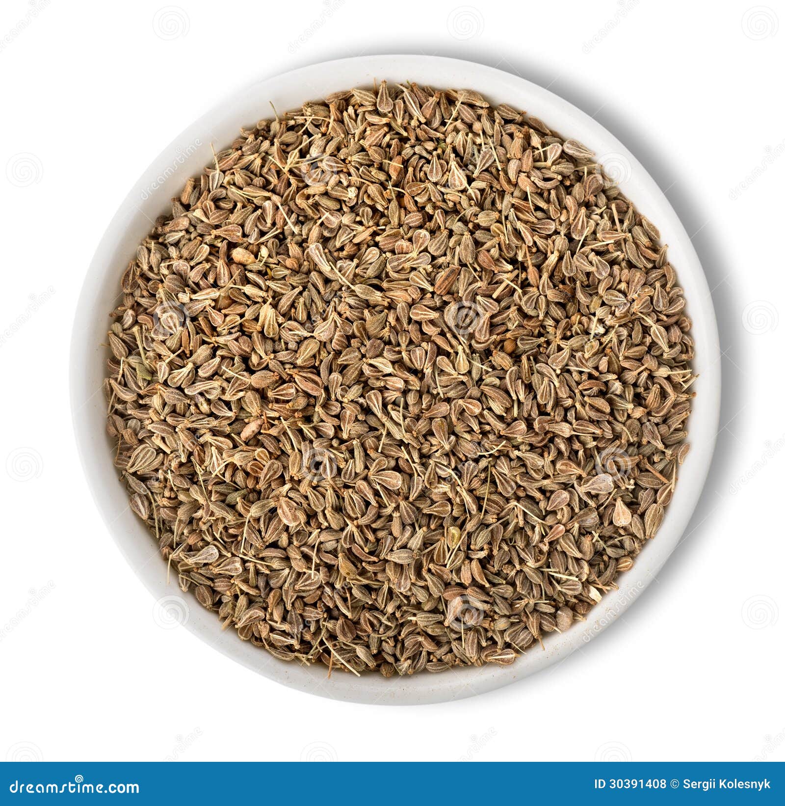 Anise seeds in plate stock photo. Image of dishes, spice 30391408