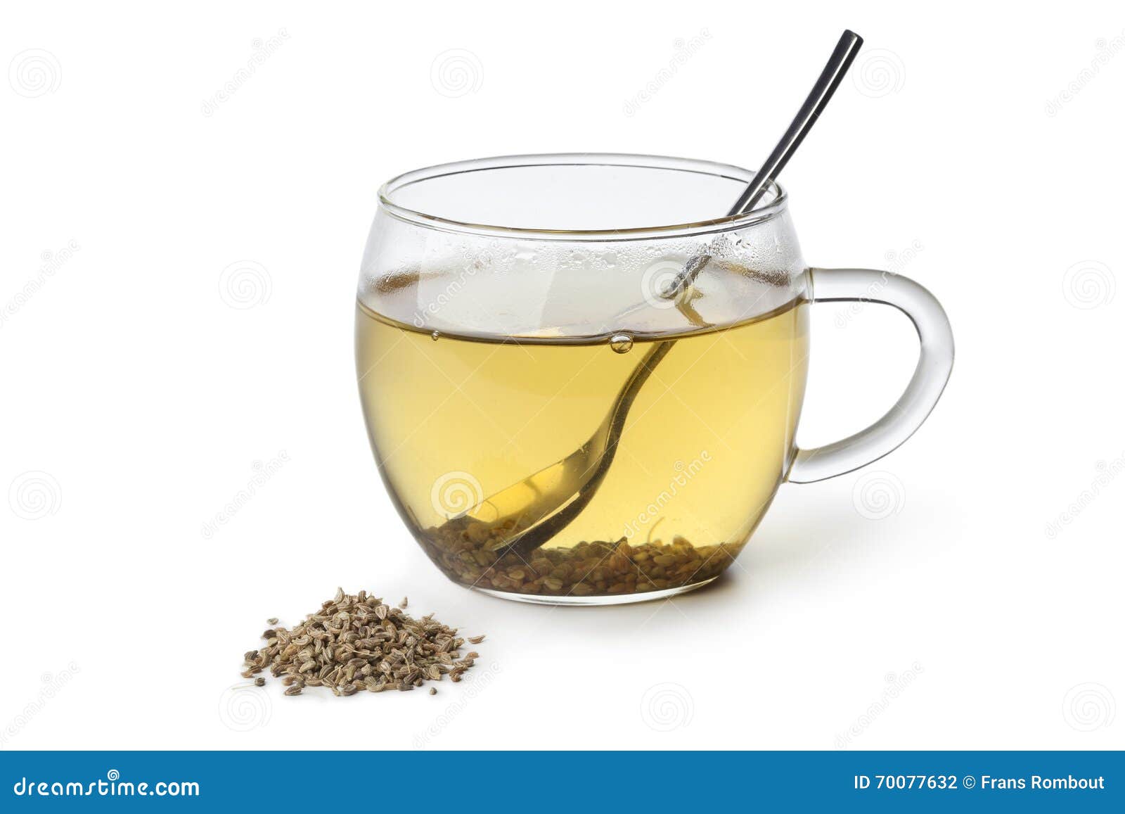 Anise tea in a glass stock photo. Image of white, studio 70077632