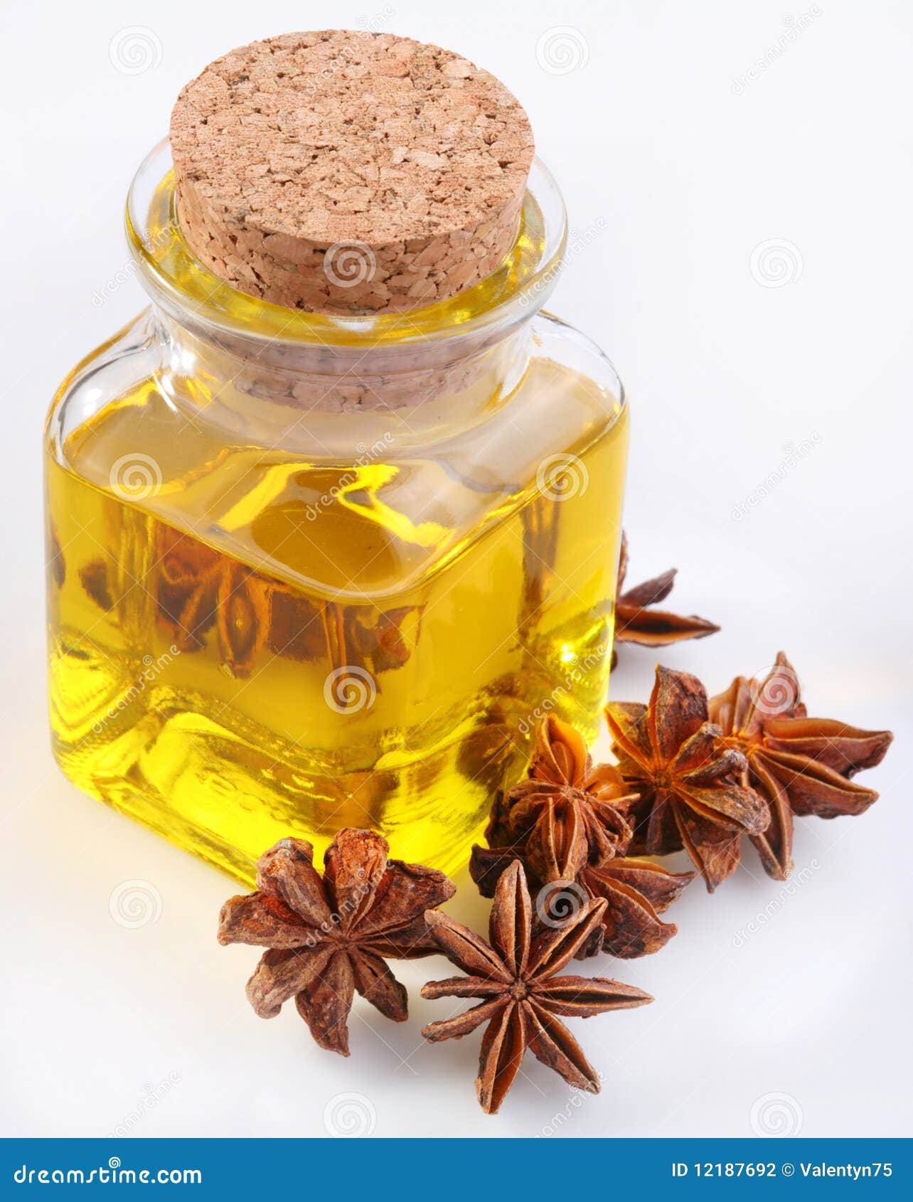 Aniseed oil with nuts stock photo. Image of calorie, color 12187692