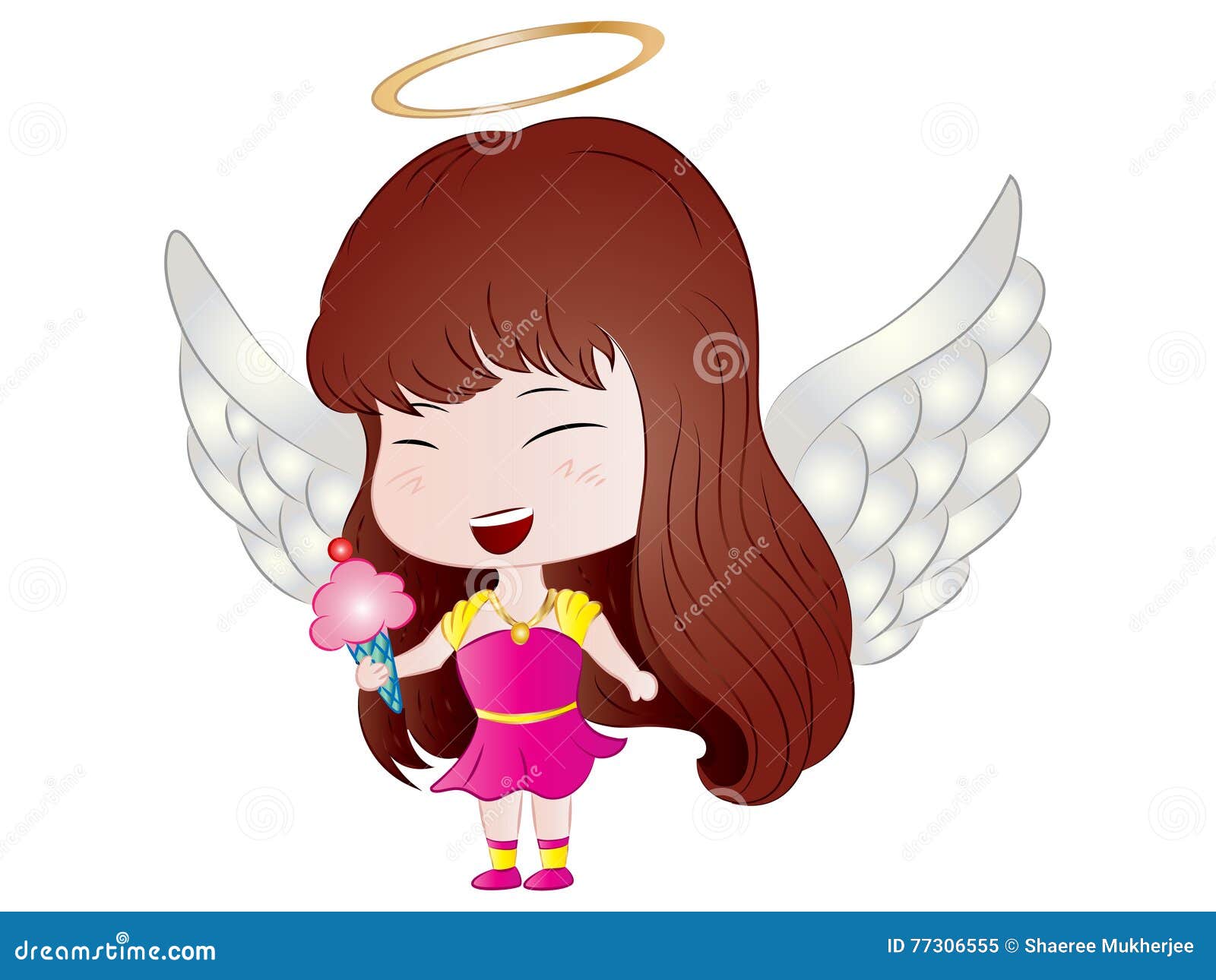 Desenho De Cartoon Anime Angel Fantasia Criatura PNG , Desenho De