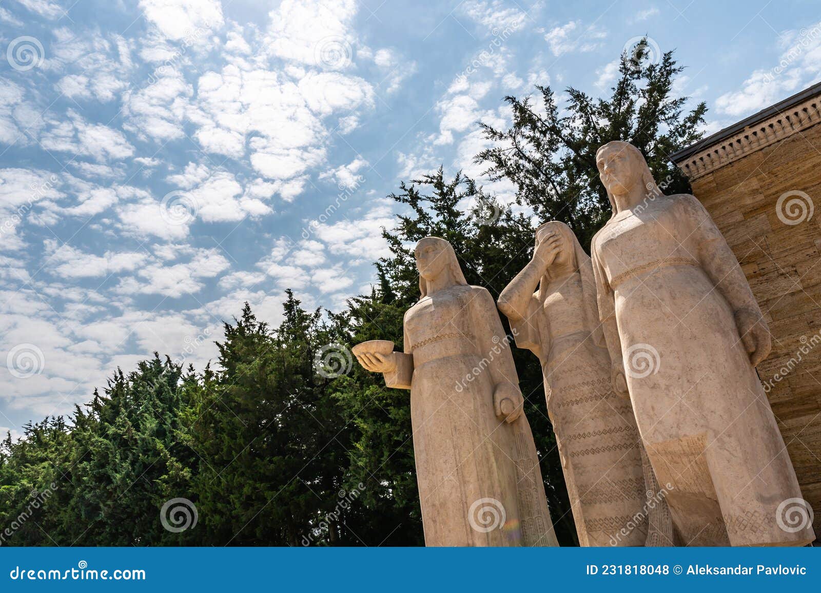 Ankara Anitkabir Monument stock photo. Image of concrete - 231818048