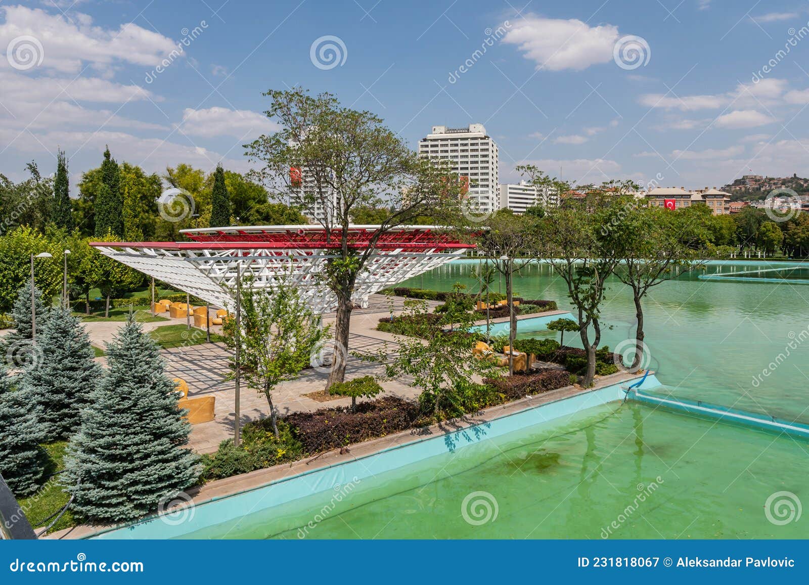 Ankara Genclik Park stock image. Image of ankara, colorful - 231818067