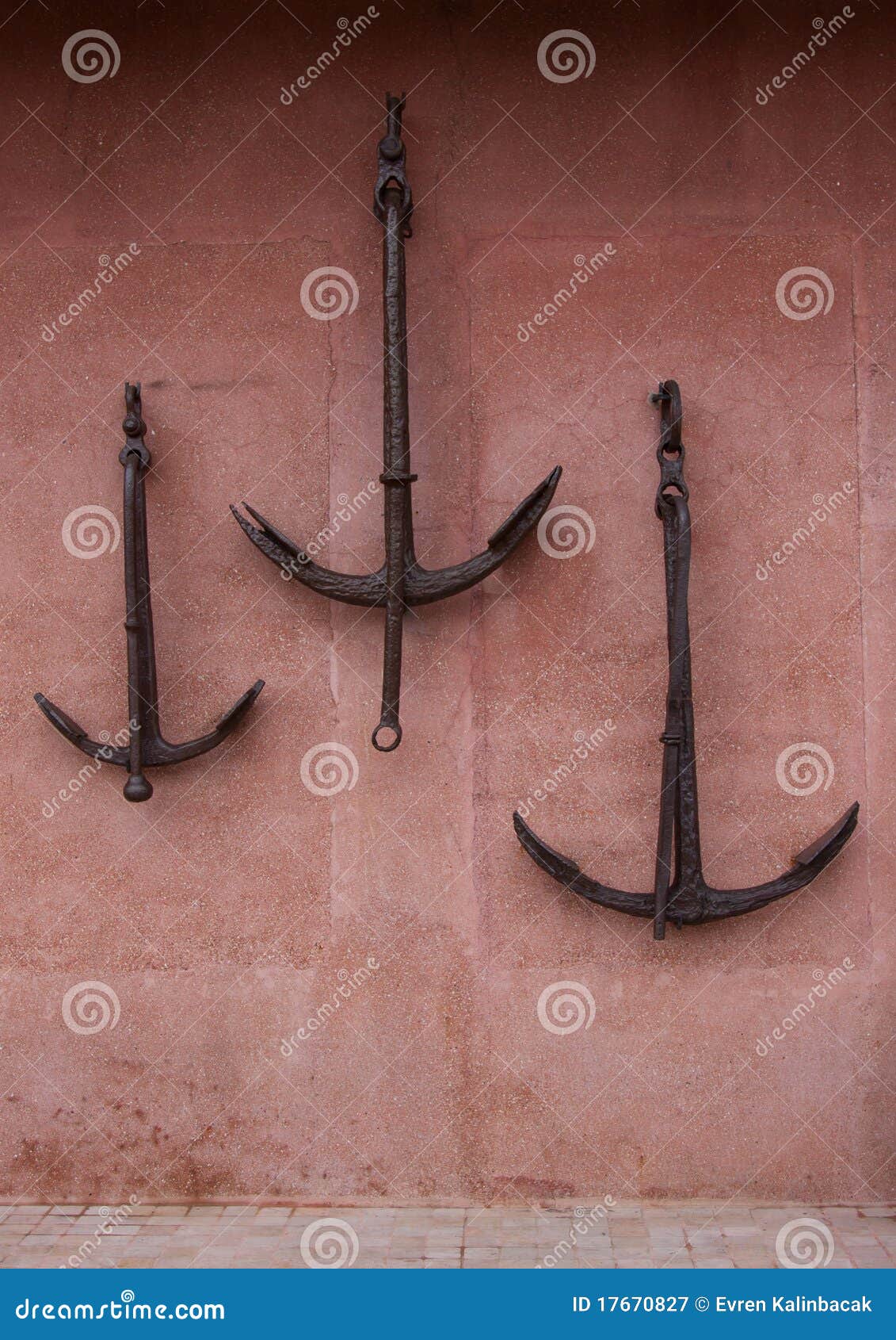 Anker stock afbeelding. Image of meertros, overzees, één - 17670827