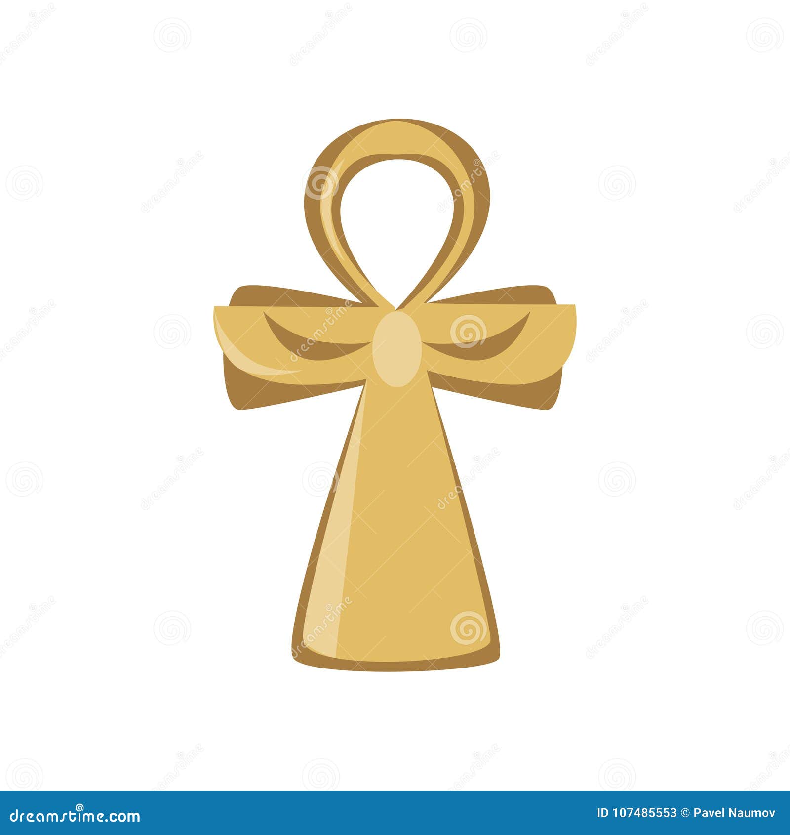 Ankh Cross Religious Sign Of The Ancient Egypt Symbol Of Life