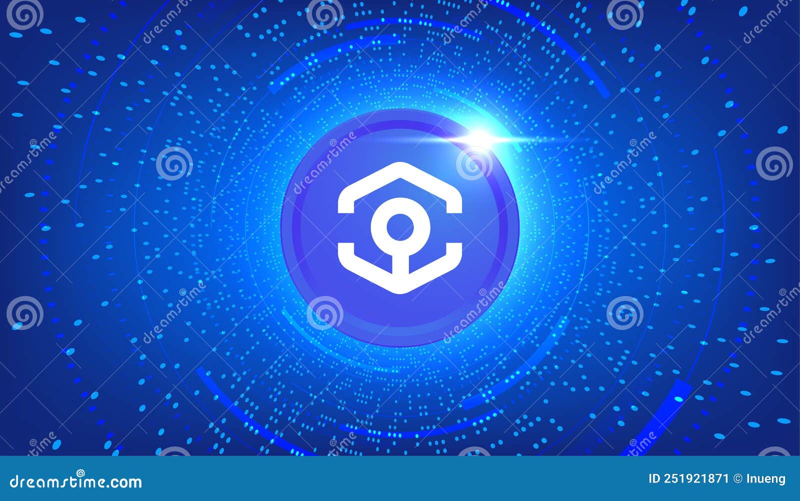 Ankr Coin Banner. Ankr Coin Cryptocurrency Concept Banner Background Stock  Vector - Illustration of ecosystem, background: 251921871