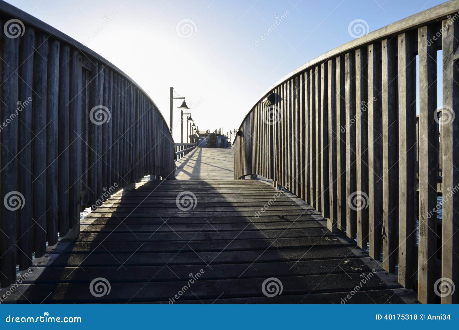 Anlegestelle die Brücke von Swakopmund in Namibia