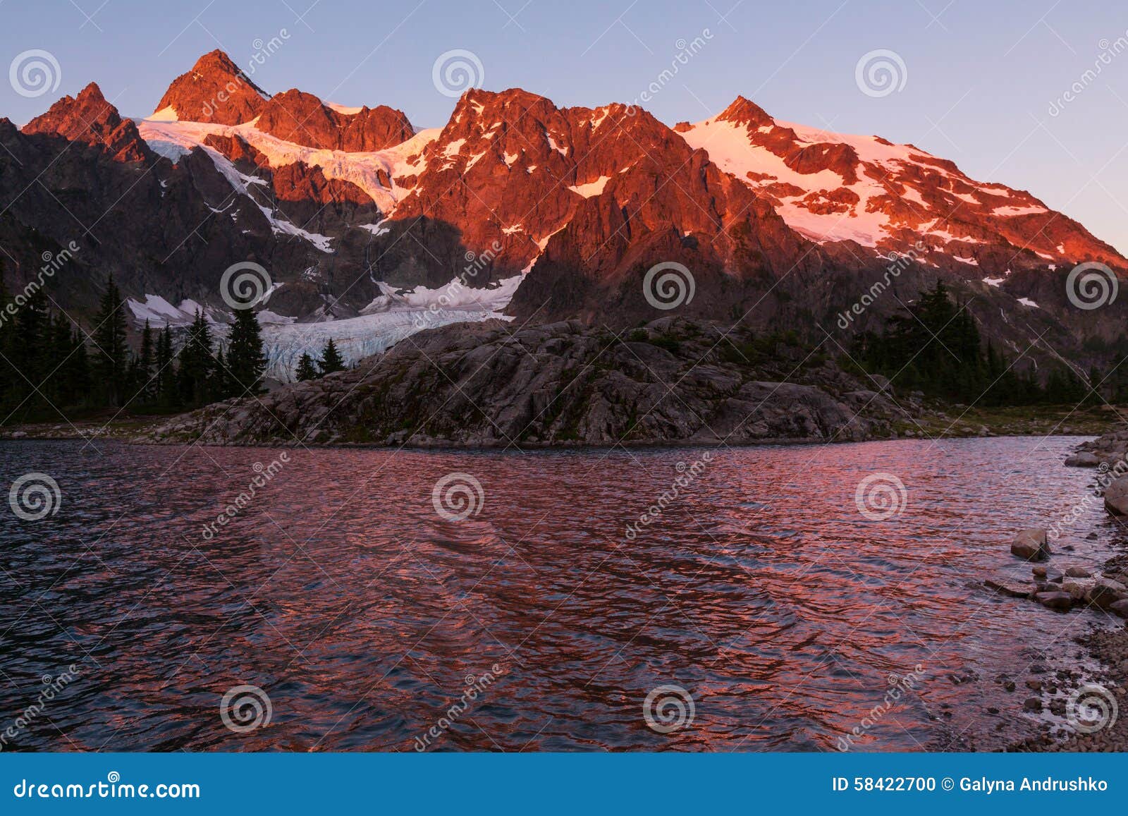 Ann lake stock photo. Image of trekking, bellingham, wanderlust 58422700
