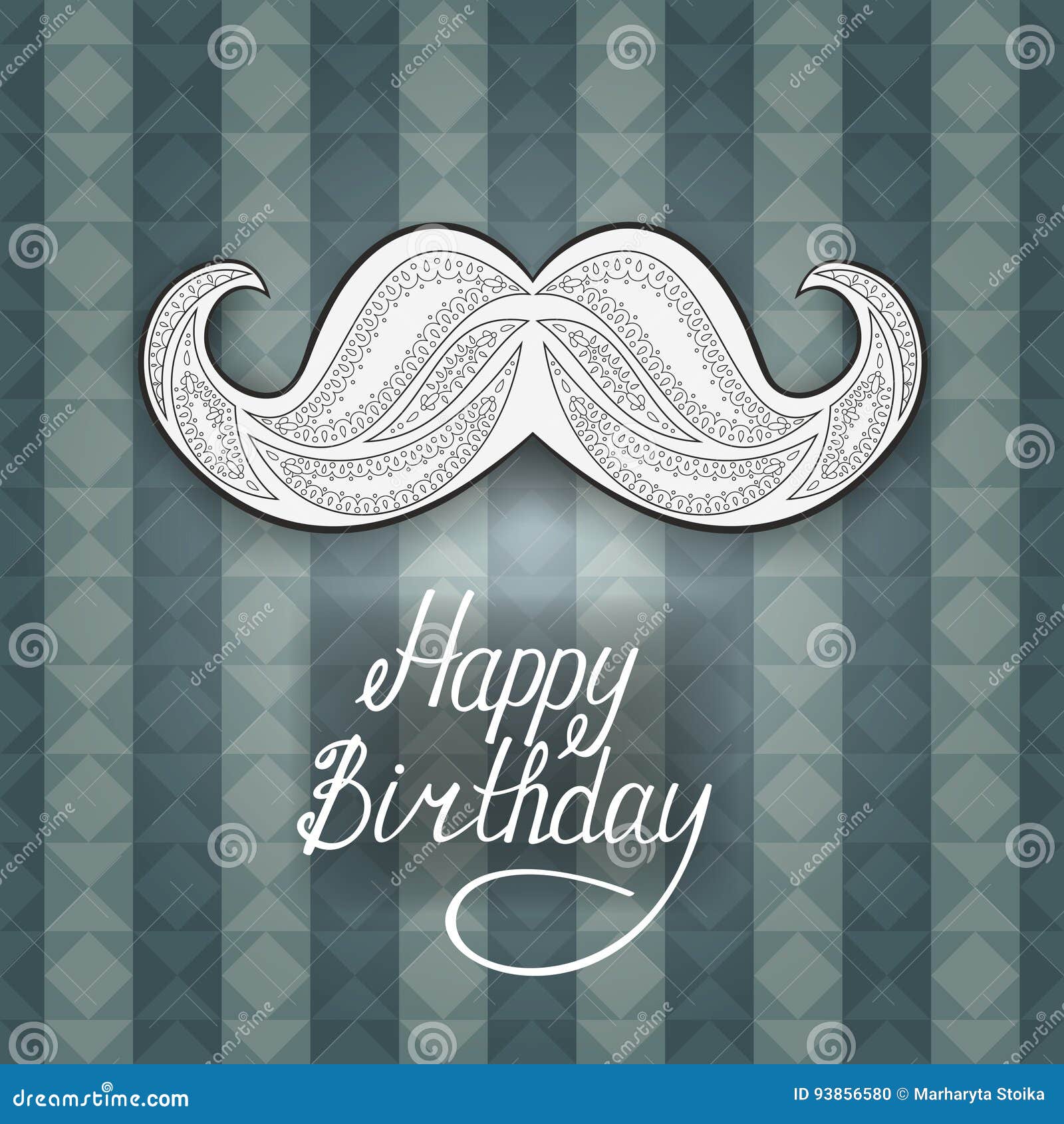 Anniversaire De Carte De Voeux Joyeux Carte Postale Avec Une Moustache De Zen Tangle Fond Bleu Avec Des Rayures Et Des Triangles Illustration De Vecteur Illustration Du Carte Voeux Anniversaire De Carte De Voeux Joyeux Carte Postale Avec Une Moustache De Zen Tangle Fond Bleu Avec Des Rayures Et Des Triangles Illustration De Vecteur Illustration Du Carte Voeux