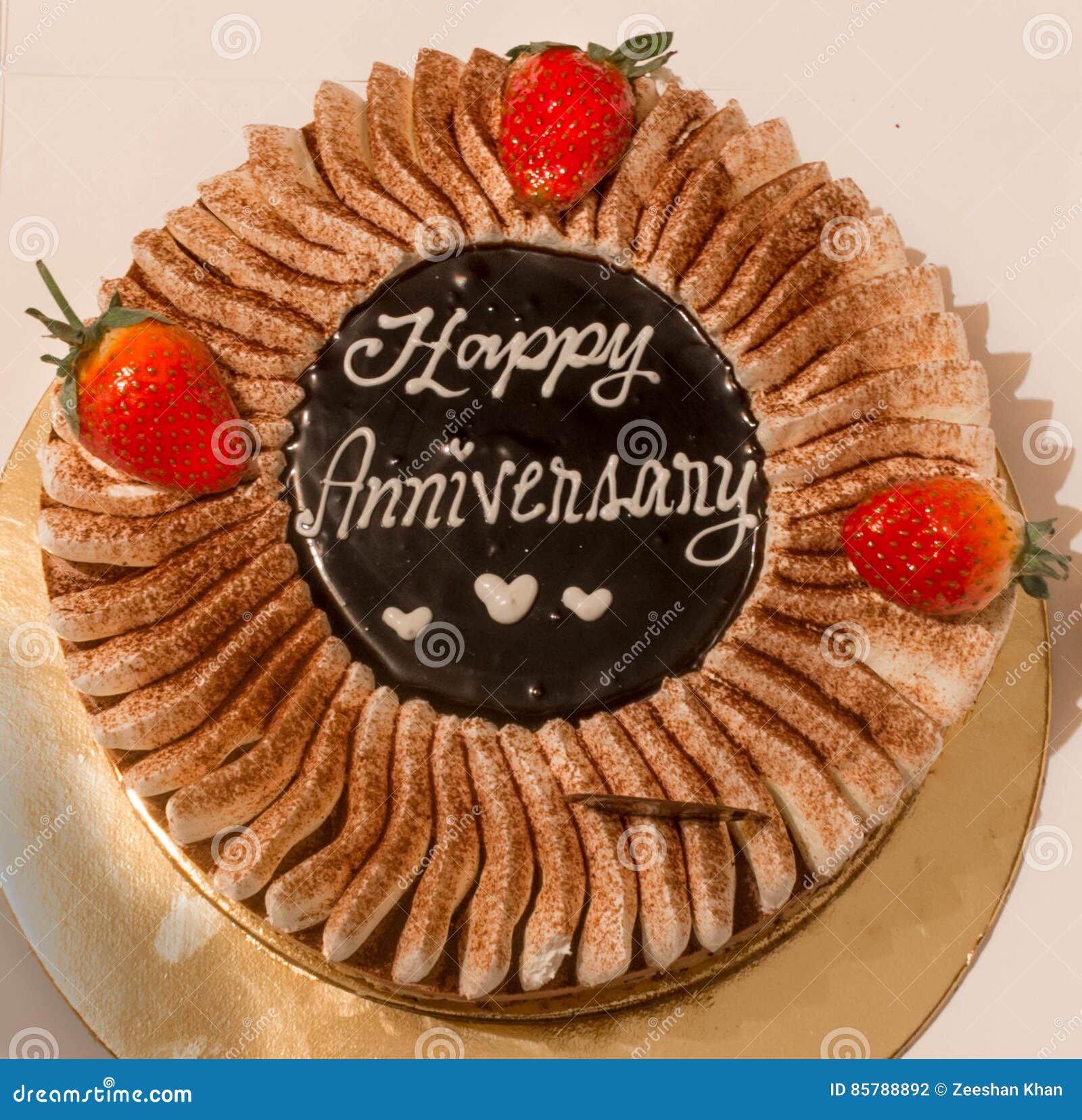 Delicious Chocolate Photo Cake For Anniversary - Wishingcart.in
