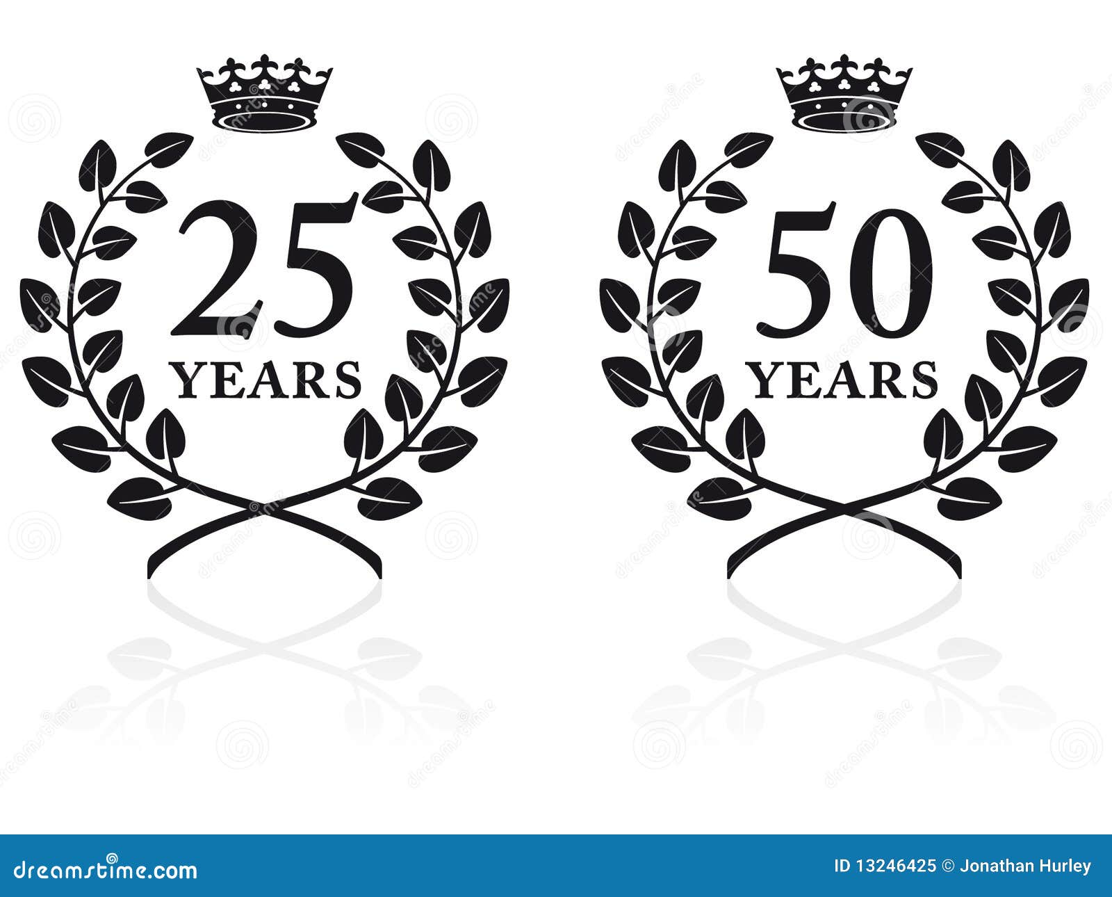 Anniversary Seals 2 stock vector. Illustration of illustration - 13246425