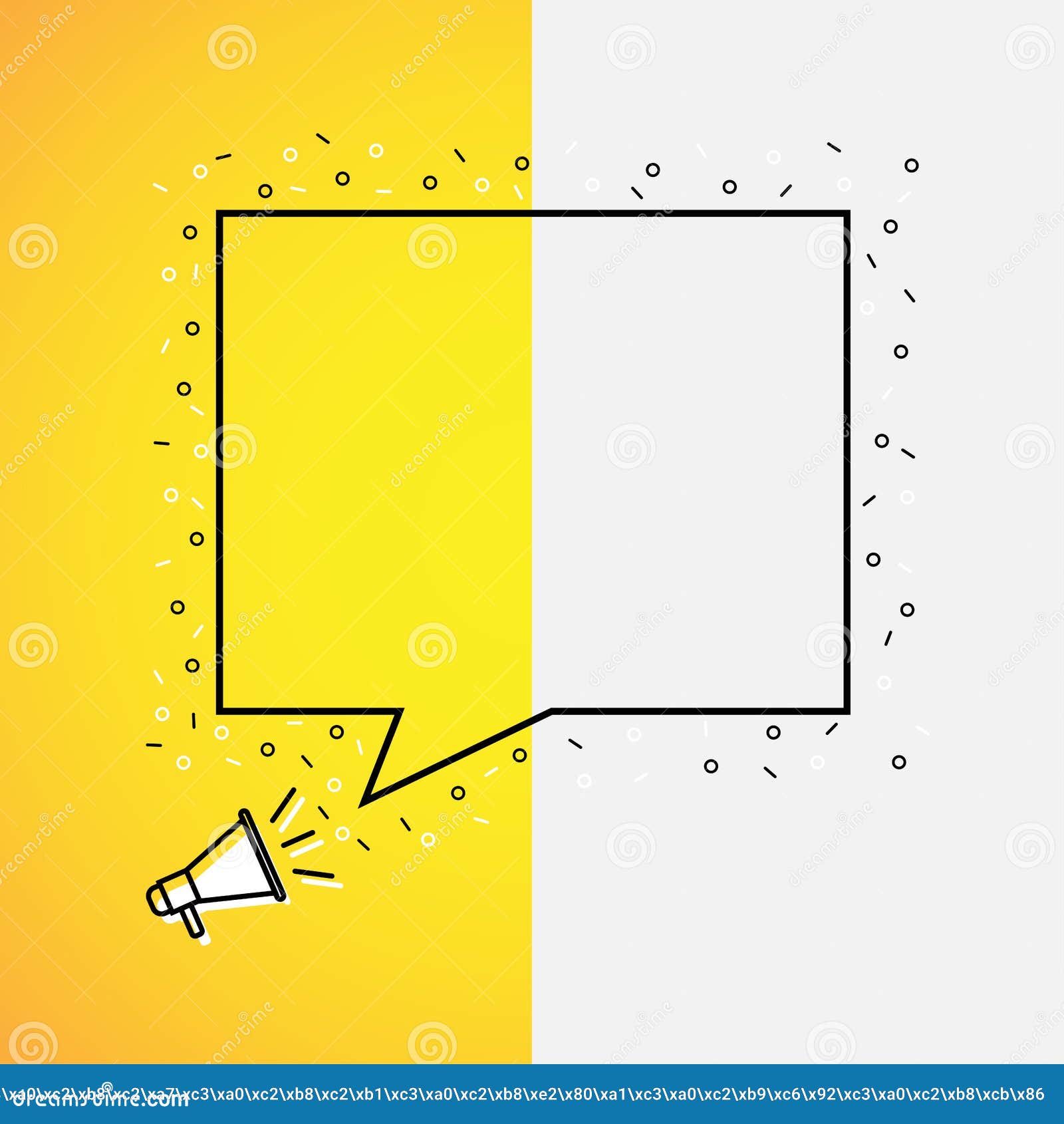 Announce Advertisement Poster Background Vector Illustration Stock