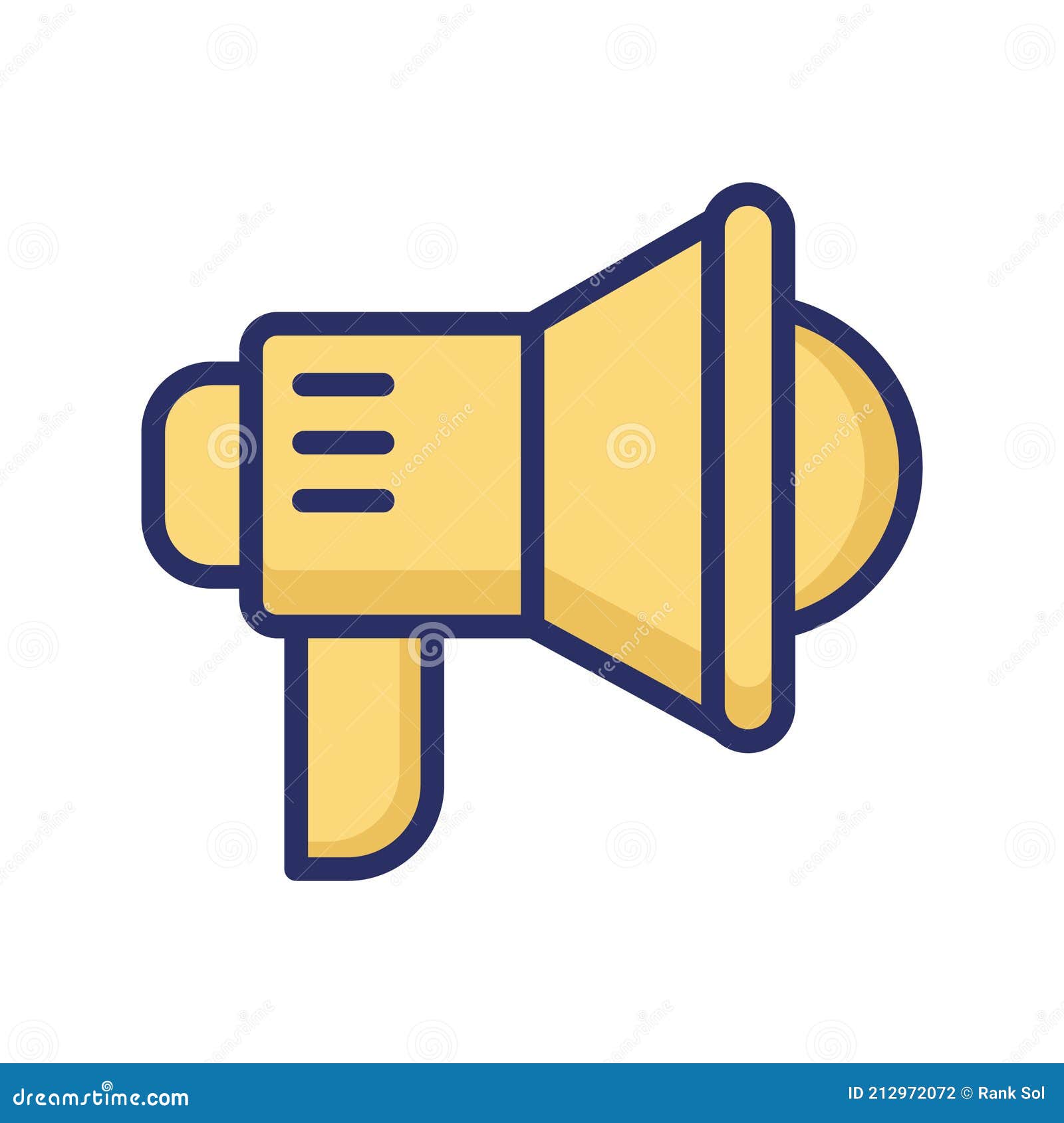 announcement   icon which can easily modify or edit