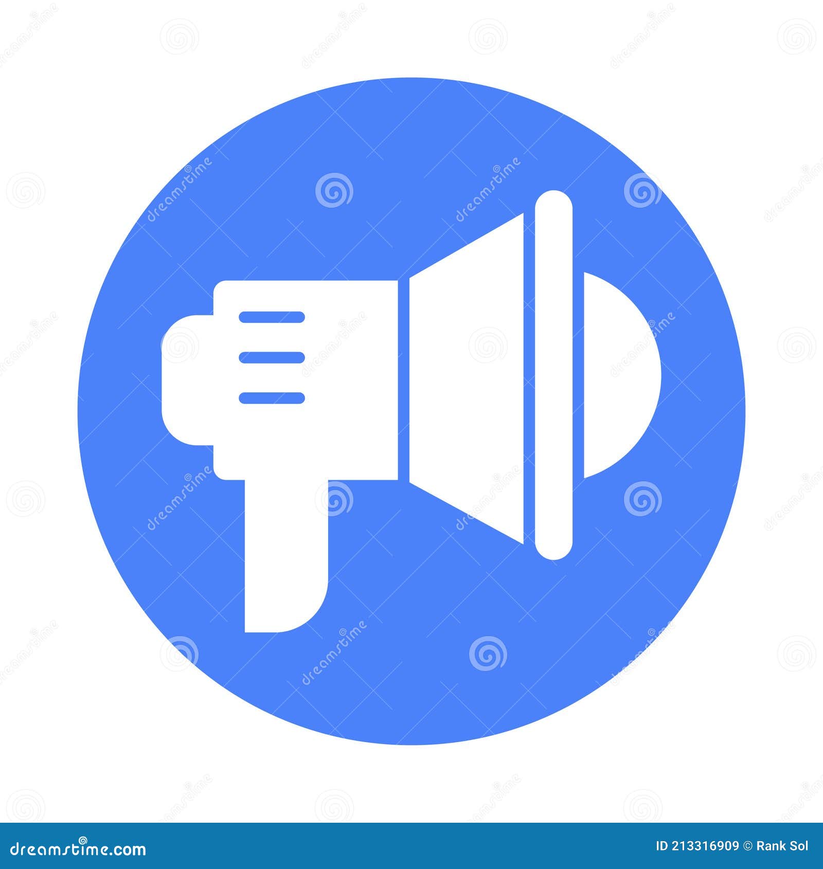 announcement   icon which can easily modify or edit