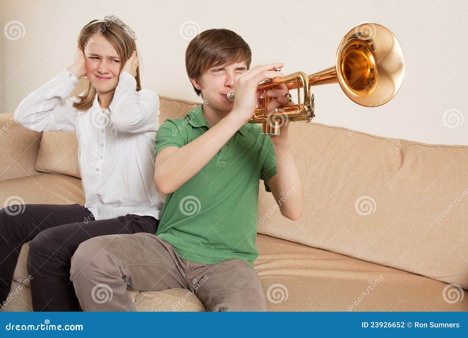 annoying trumpet player