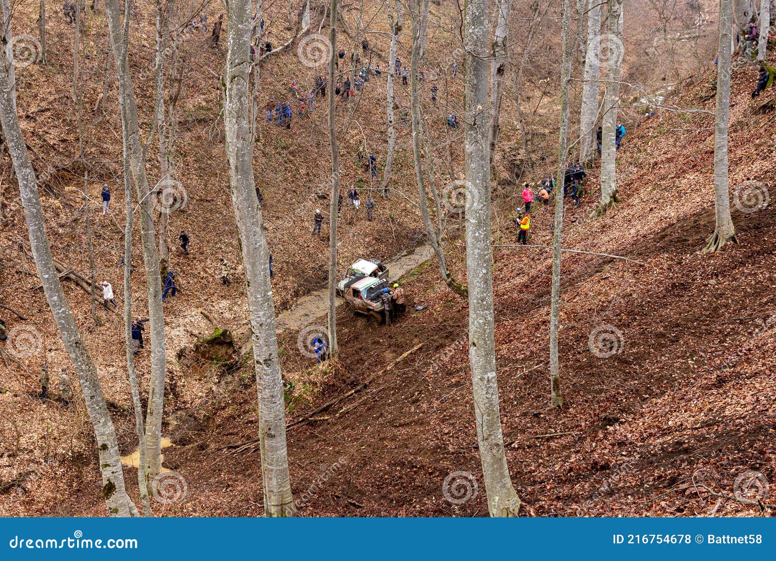 annual competitions between all-terrain vehicles of different classes to overcome off-road terrain in mountain and forest areas in