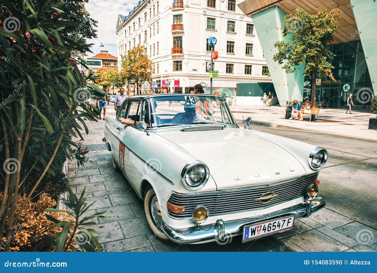 Classic Old Cars Rally of Vintage Cars in Vienna, Austria. Editorial Photo  - Image of locals, luxury: 154083596