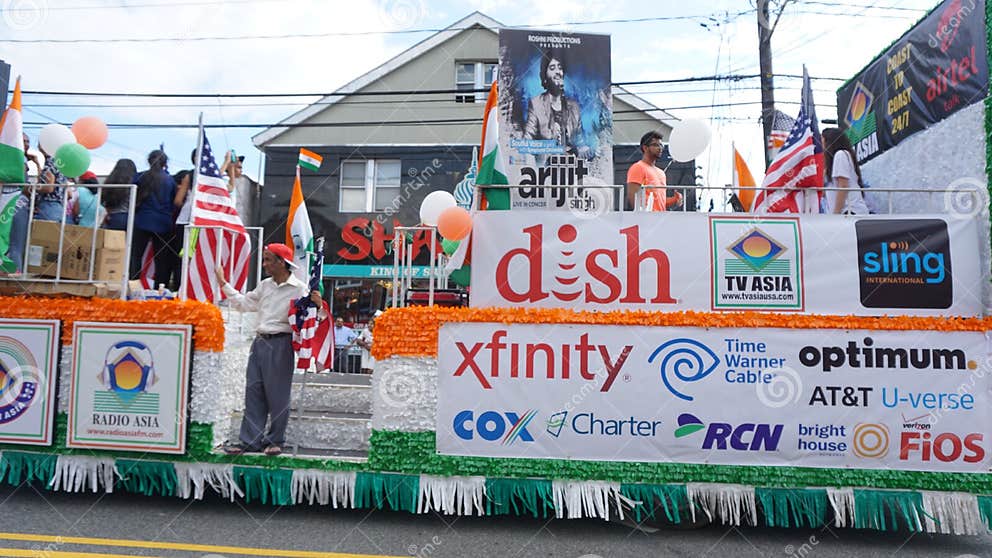2015 Annual India Day Parade in Edison, New Jersey Editorial Photo