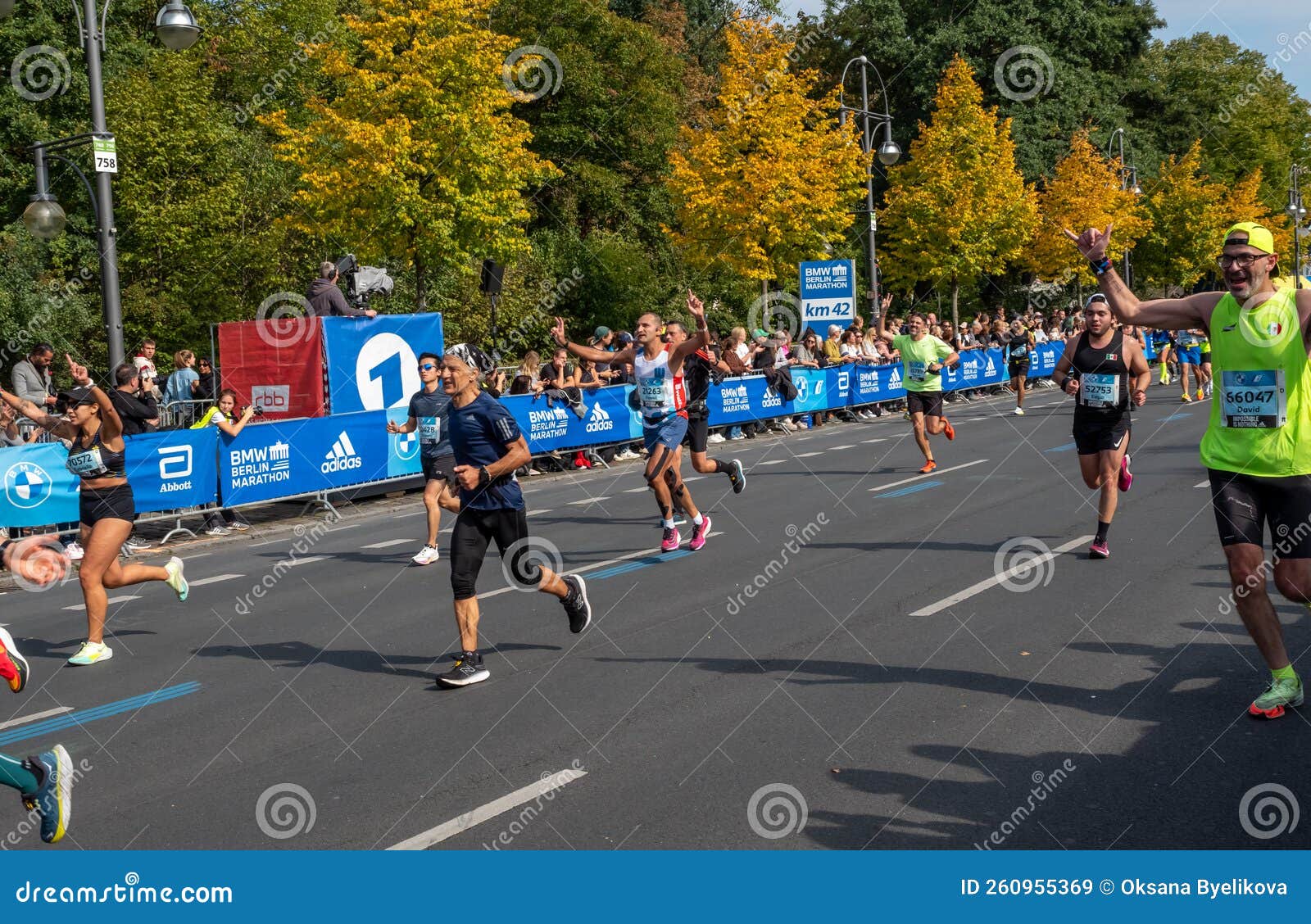 Annual Marathon in Berlin, Germany Editorial Stock Image - Image of