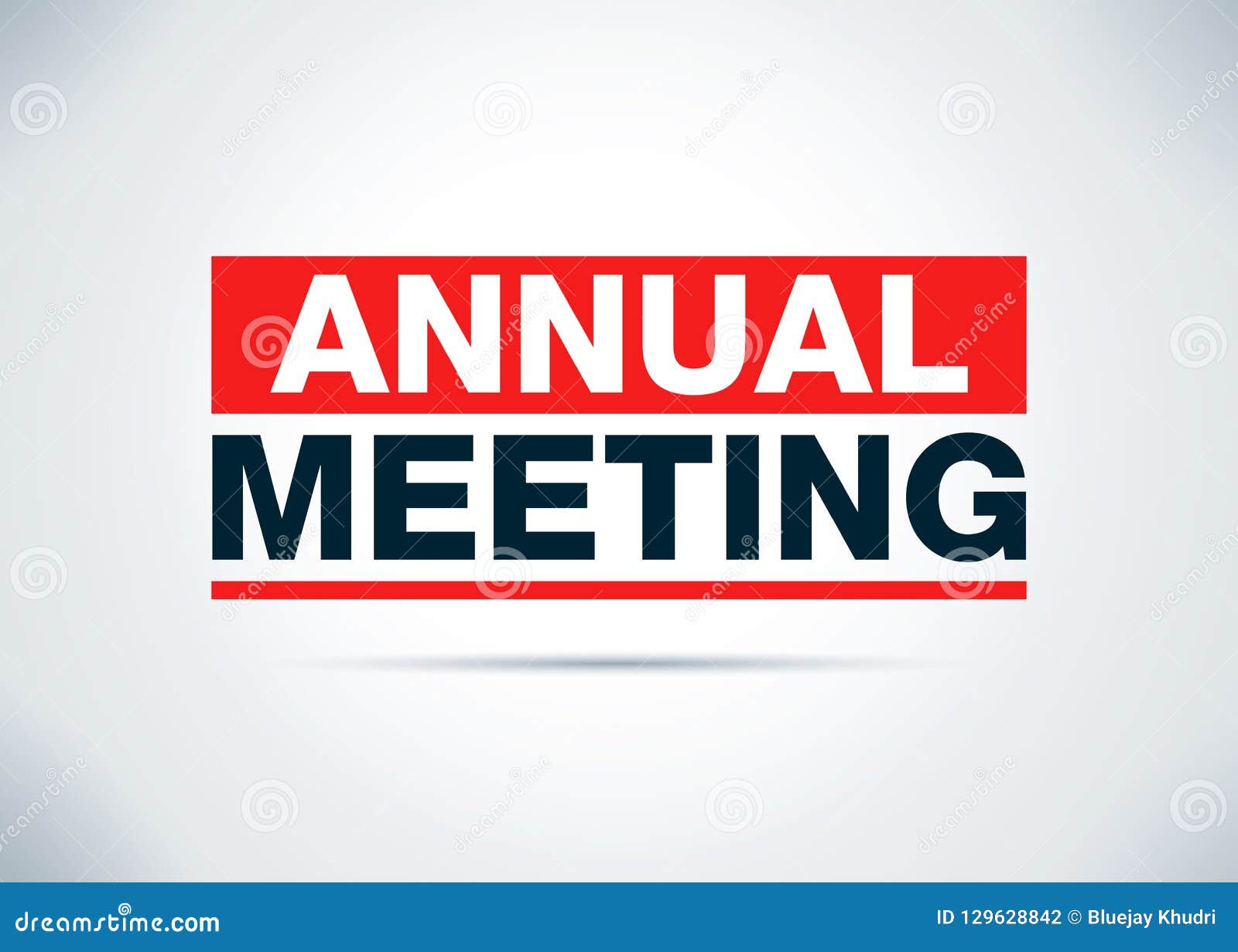 Annual Meeting Abstract Flat Background Design Illustration Stock