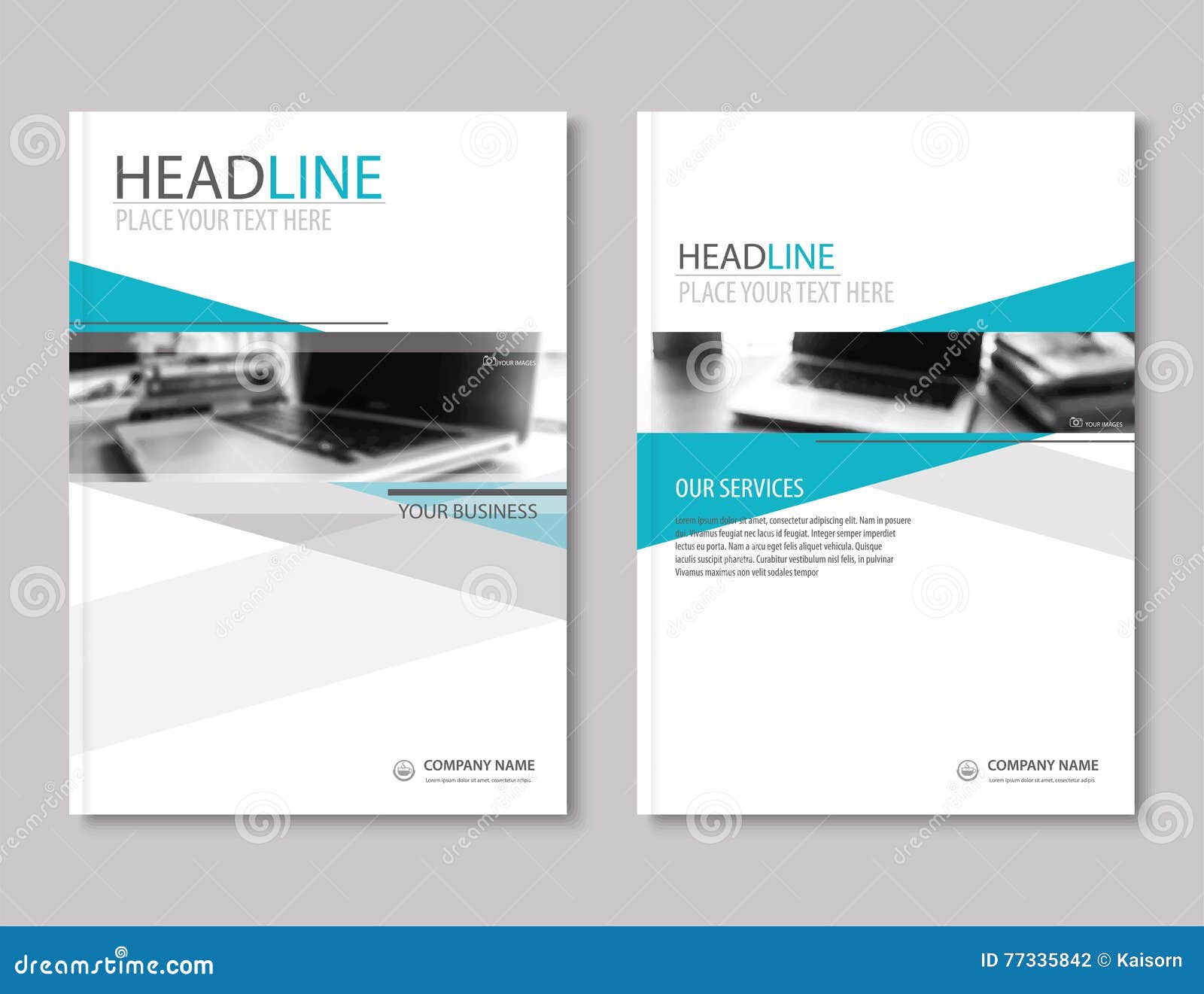 annual report brochure flyer  template. company profile